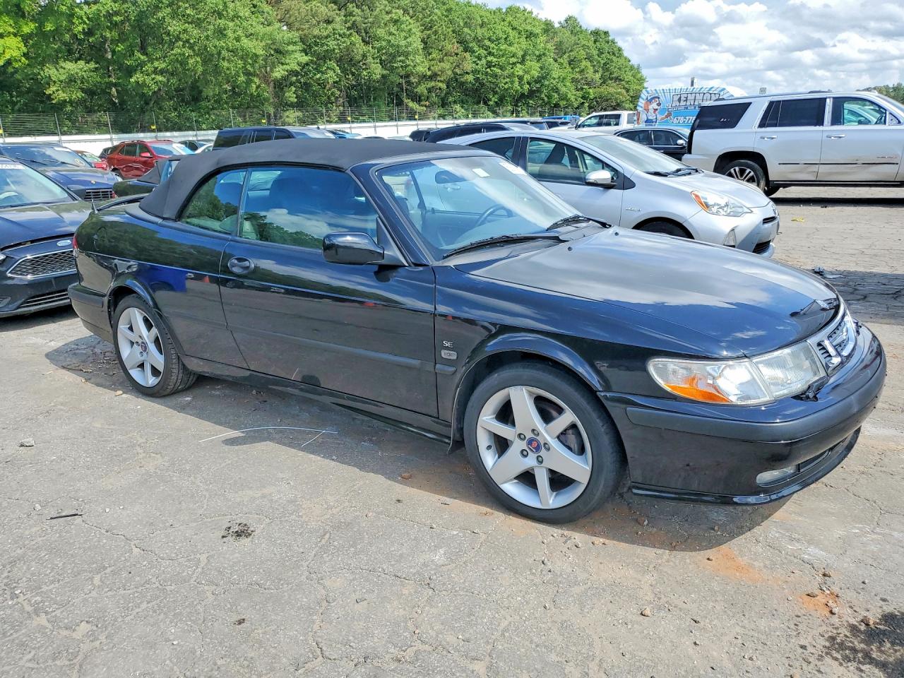 2002 Saab 9-3 Se Black vin: YS3DF78K127008769