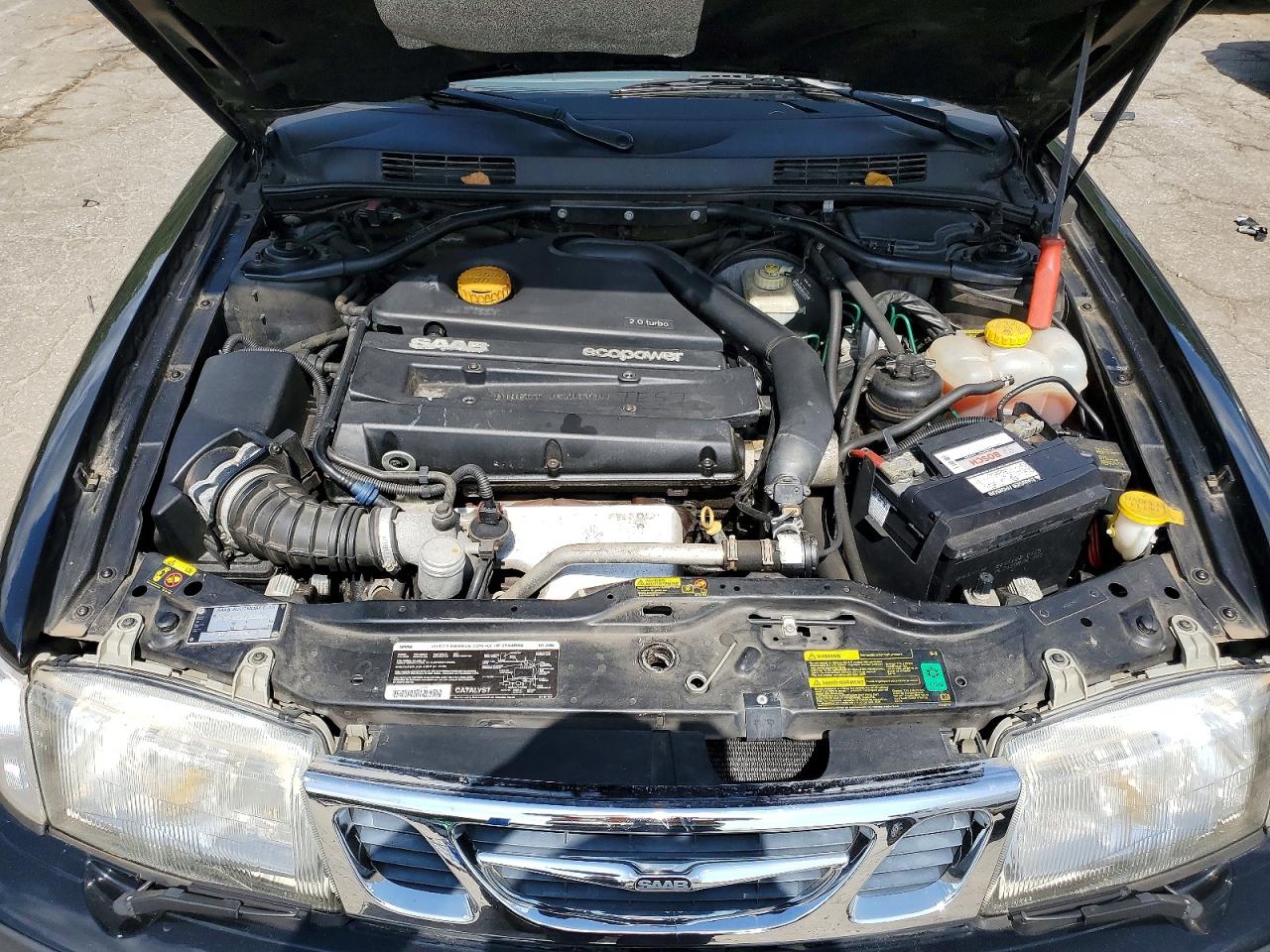2002 Saab 9-3 Se Black vin: YS3DF78K127008769