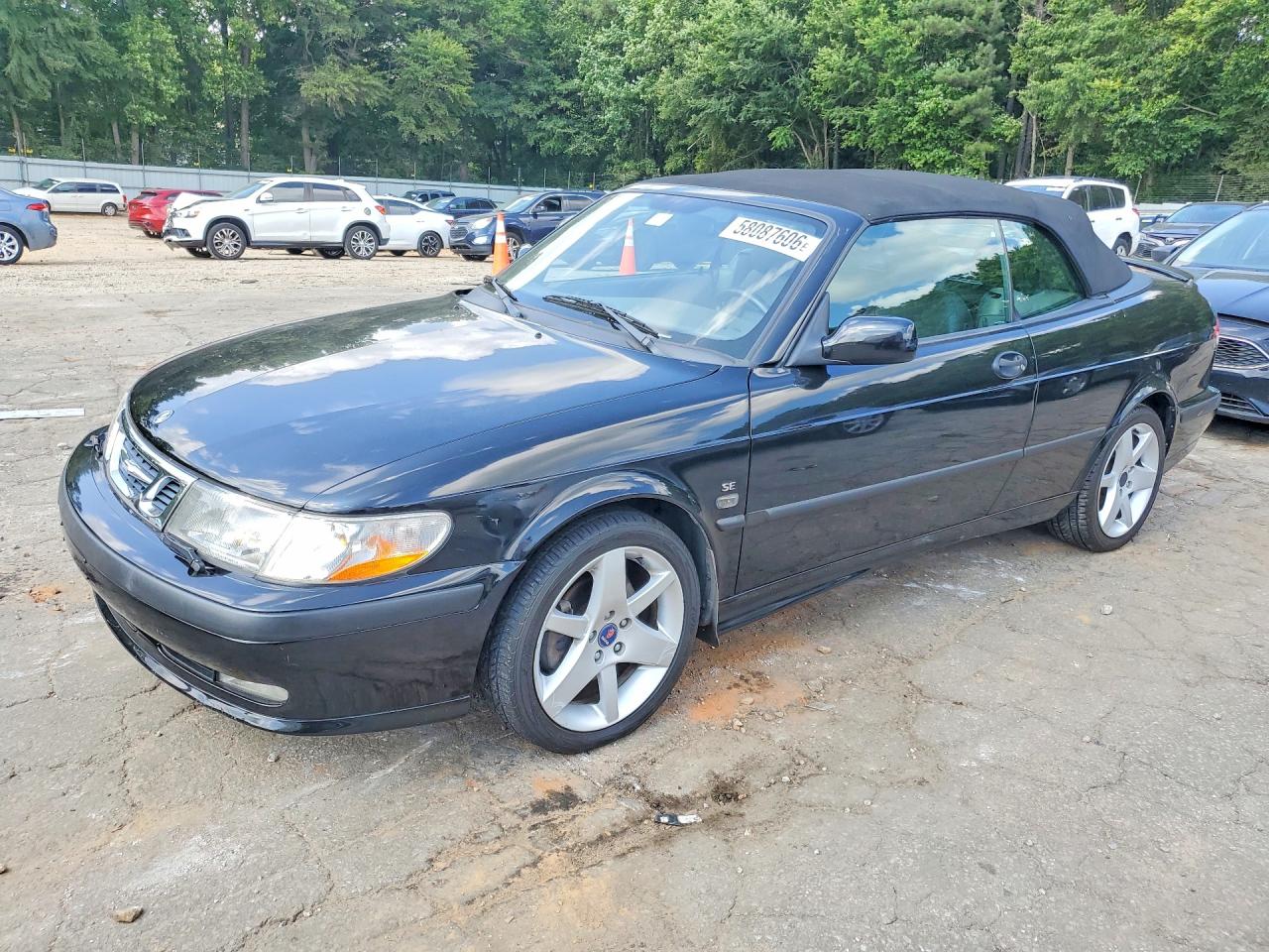 2002 Saab 9-3 Se Black vin: YS3DF78K127008769