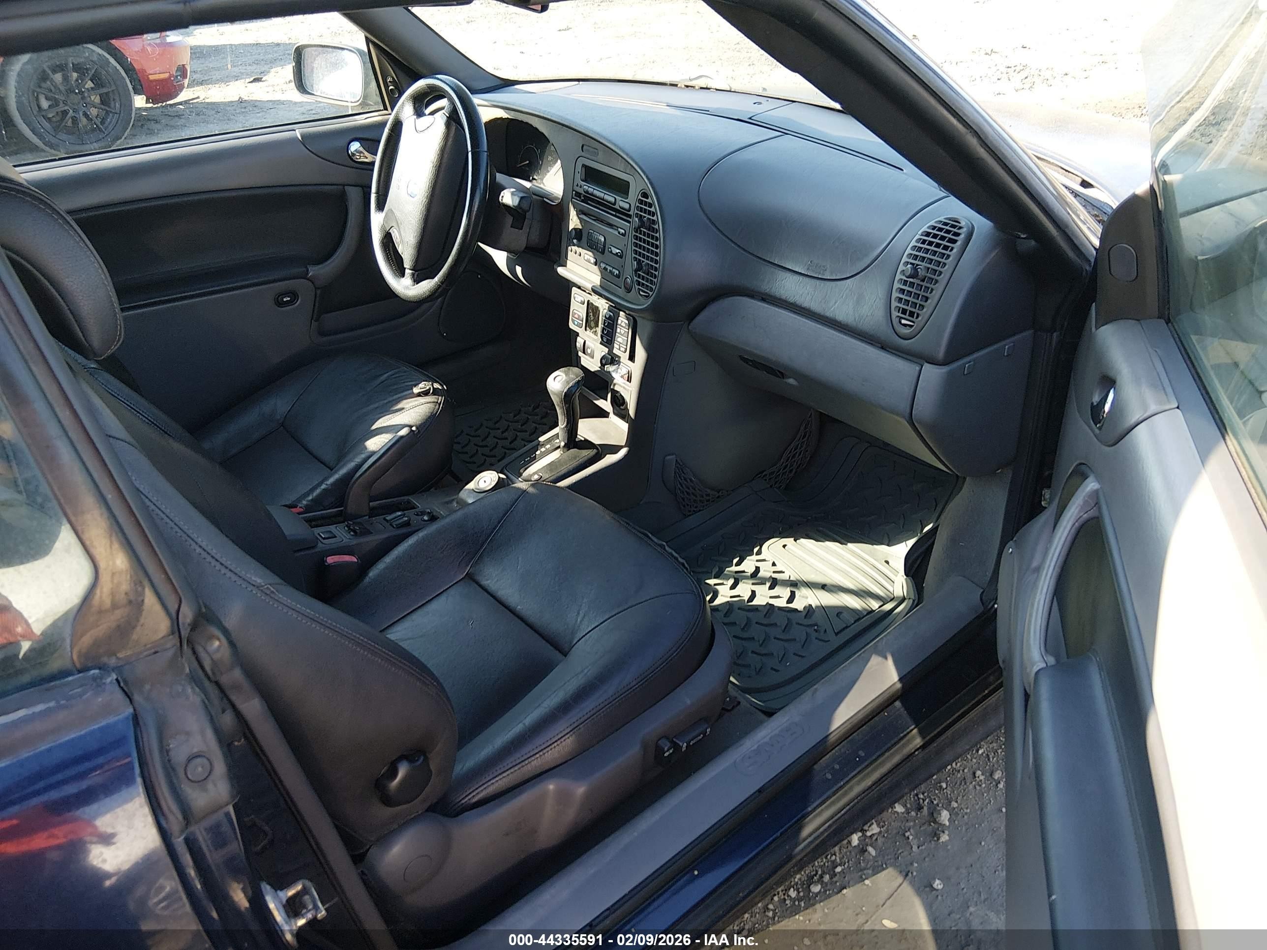 2002 Saab 9-3 Se Dark Blue vin: YS3DF78K127012479
