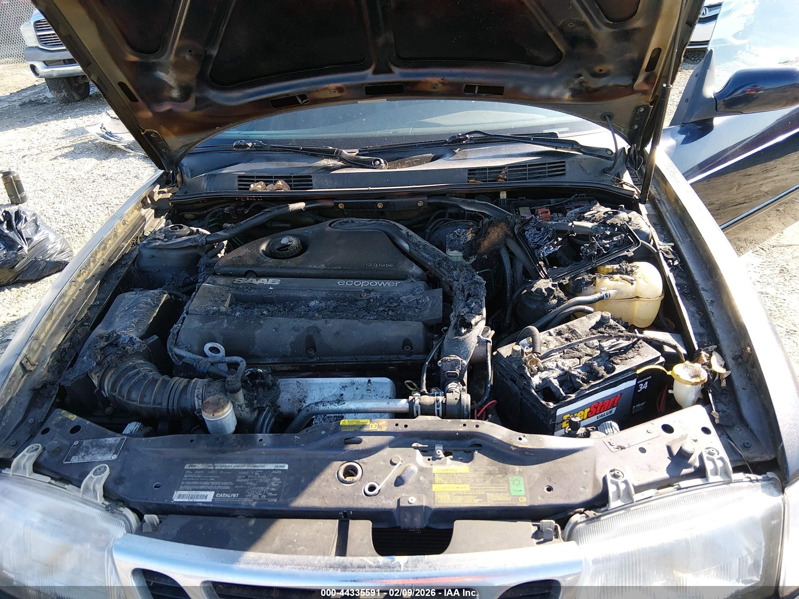 2002 Saab 9-3 Se Dark Blue vin: YS3DF78K127012479
