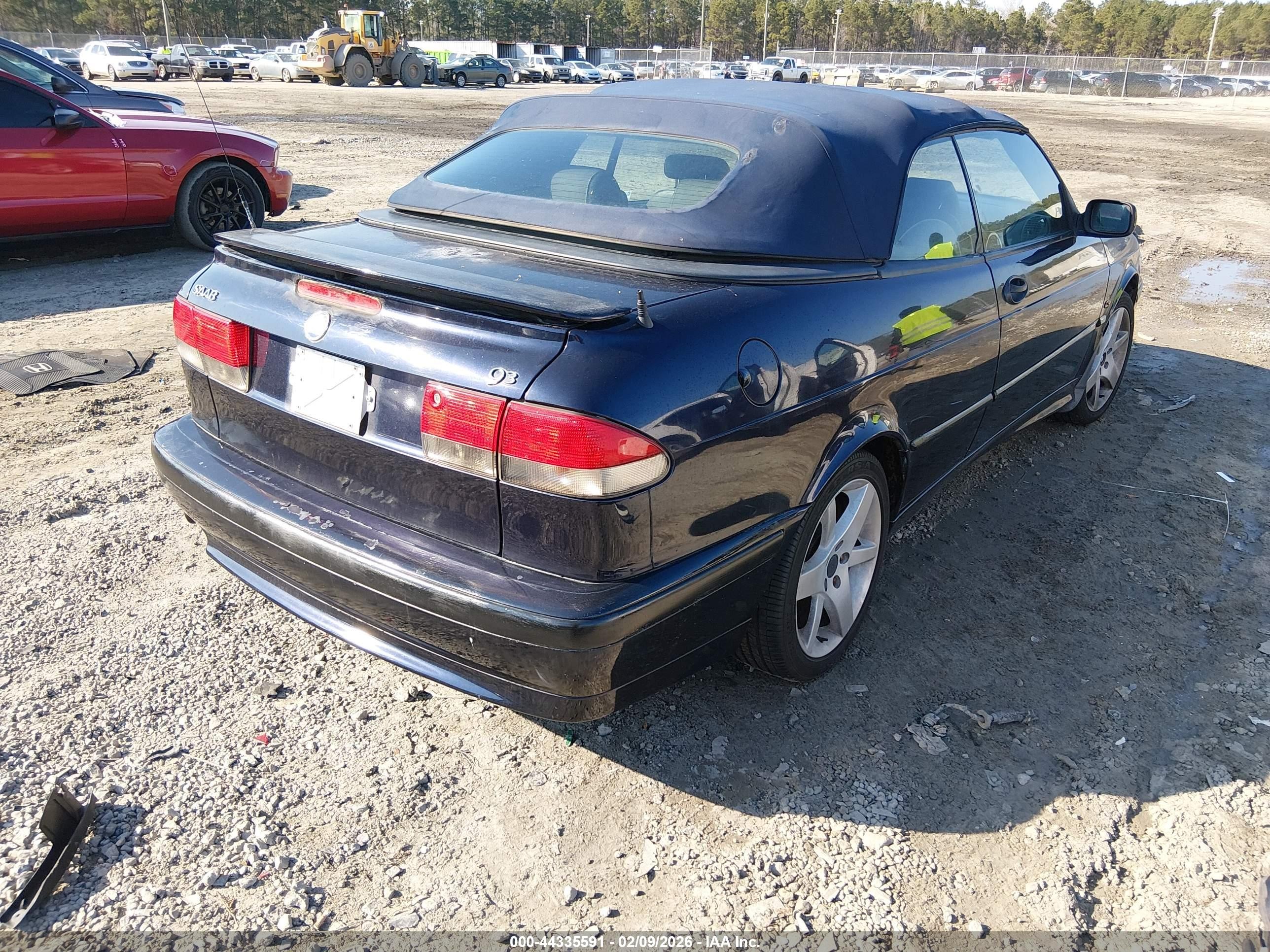 2002 Saab 9-3 Se Dark Blue vin: YS3DF78K127012479