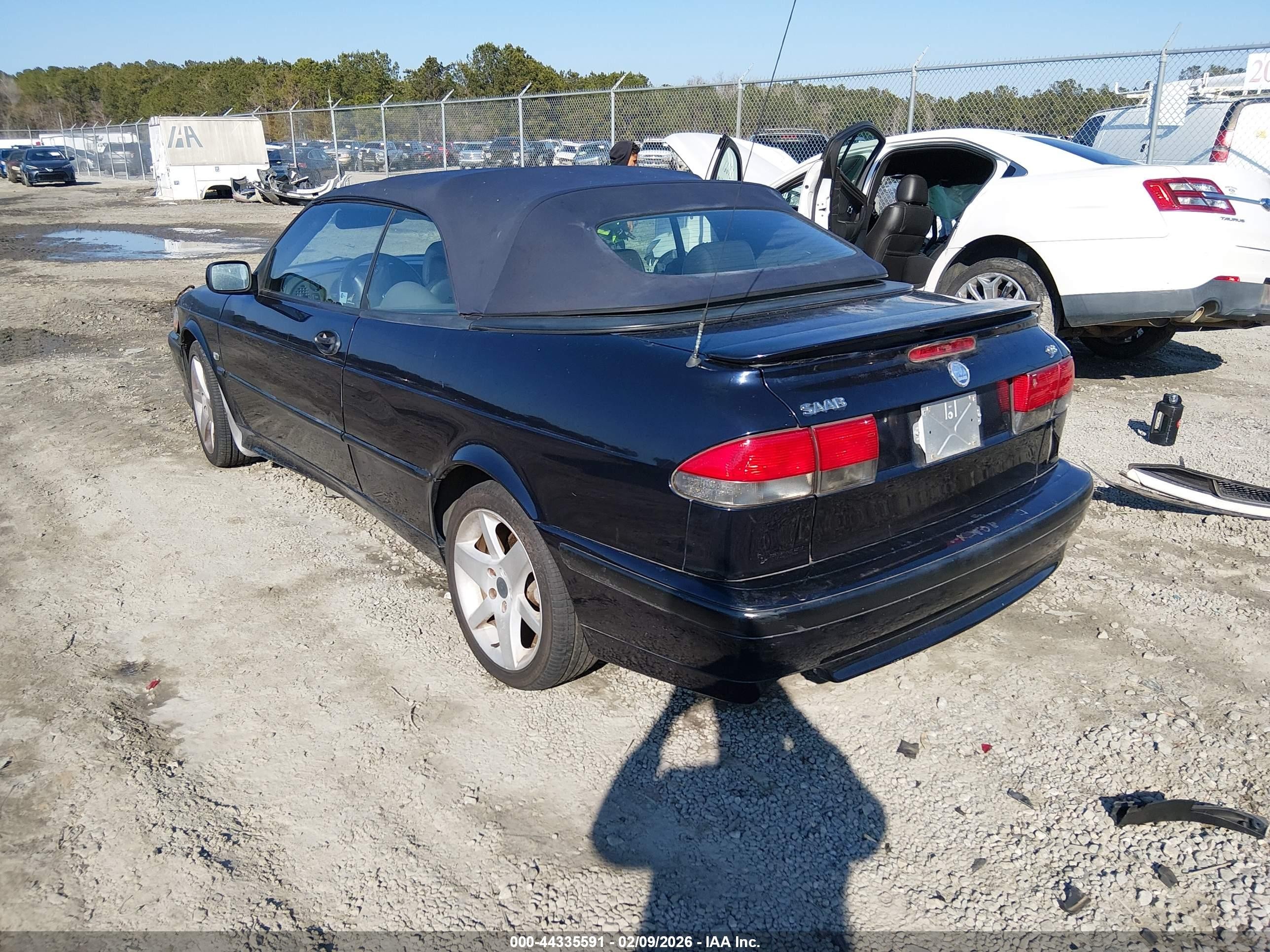 2002 Saab 9-3 Se Dark Blue vin: YS3DF78K127012479