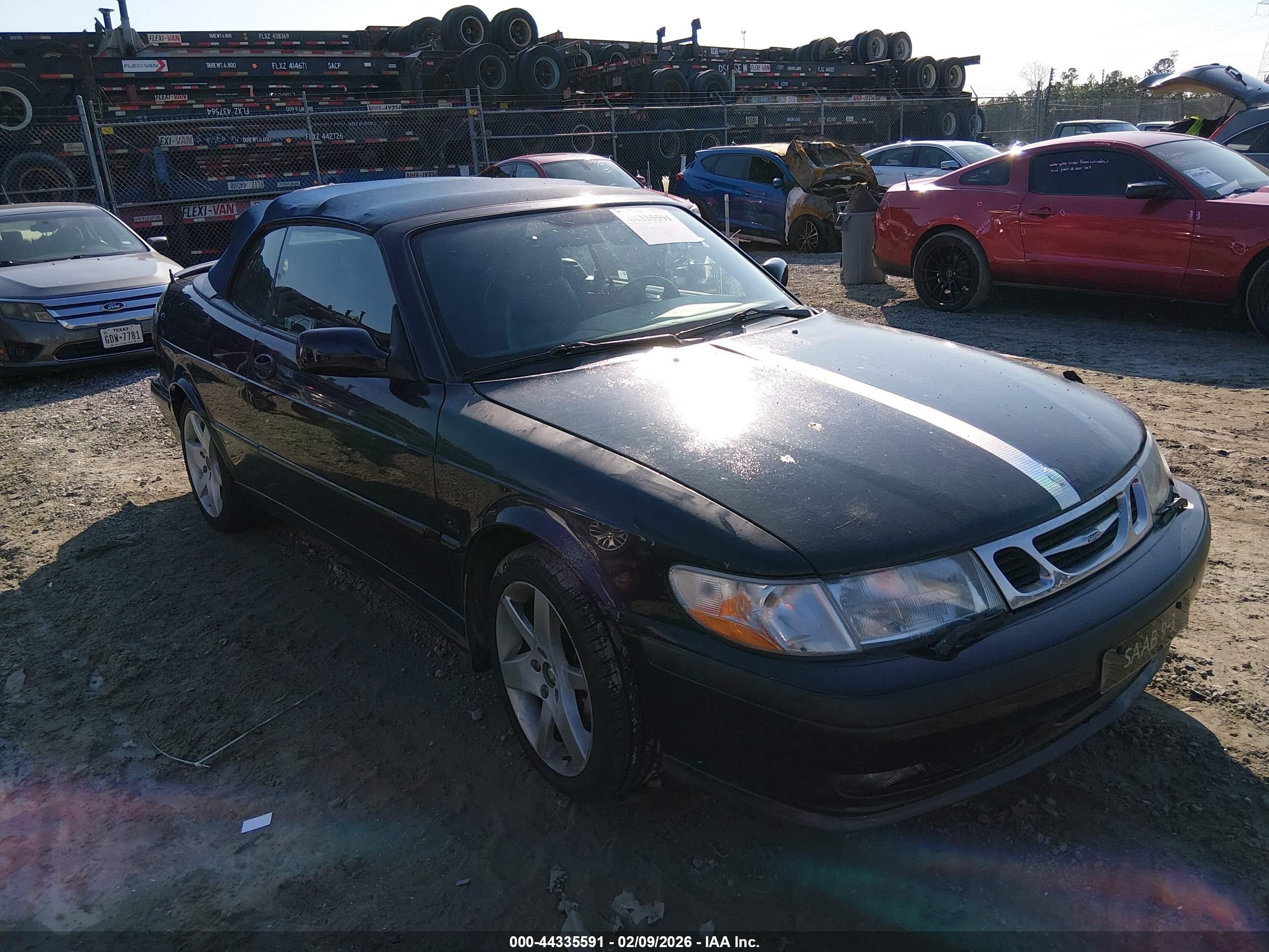 2002 Saab 9-3 Se Dark Blue vin: YS3DF78K127012479