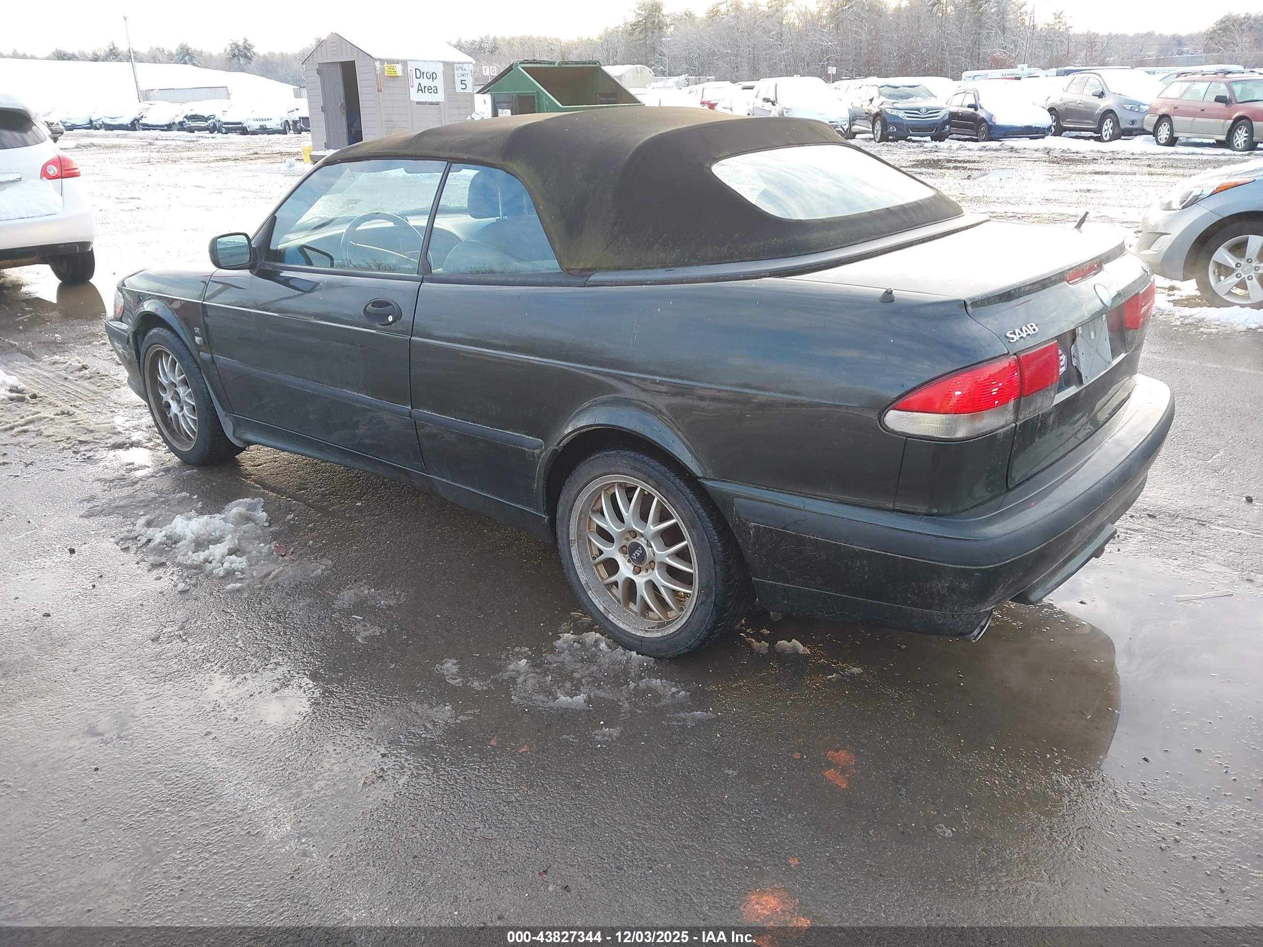 2003 Saab 9-3 Se Black vin: YS3DF78K137012046