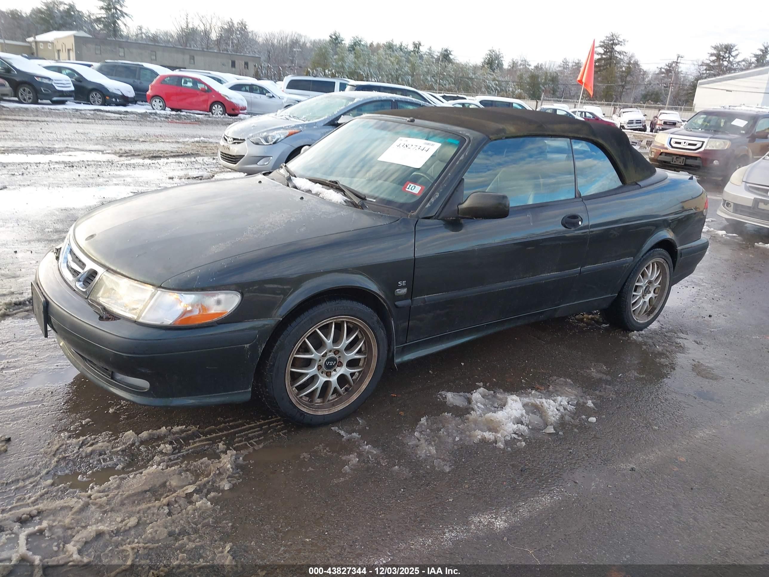 2003 Saab 9-3 Se Black vin: YS3DF78K137012046