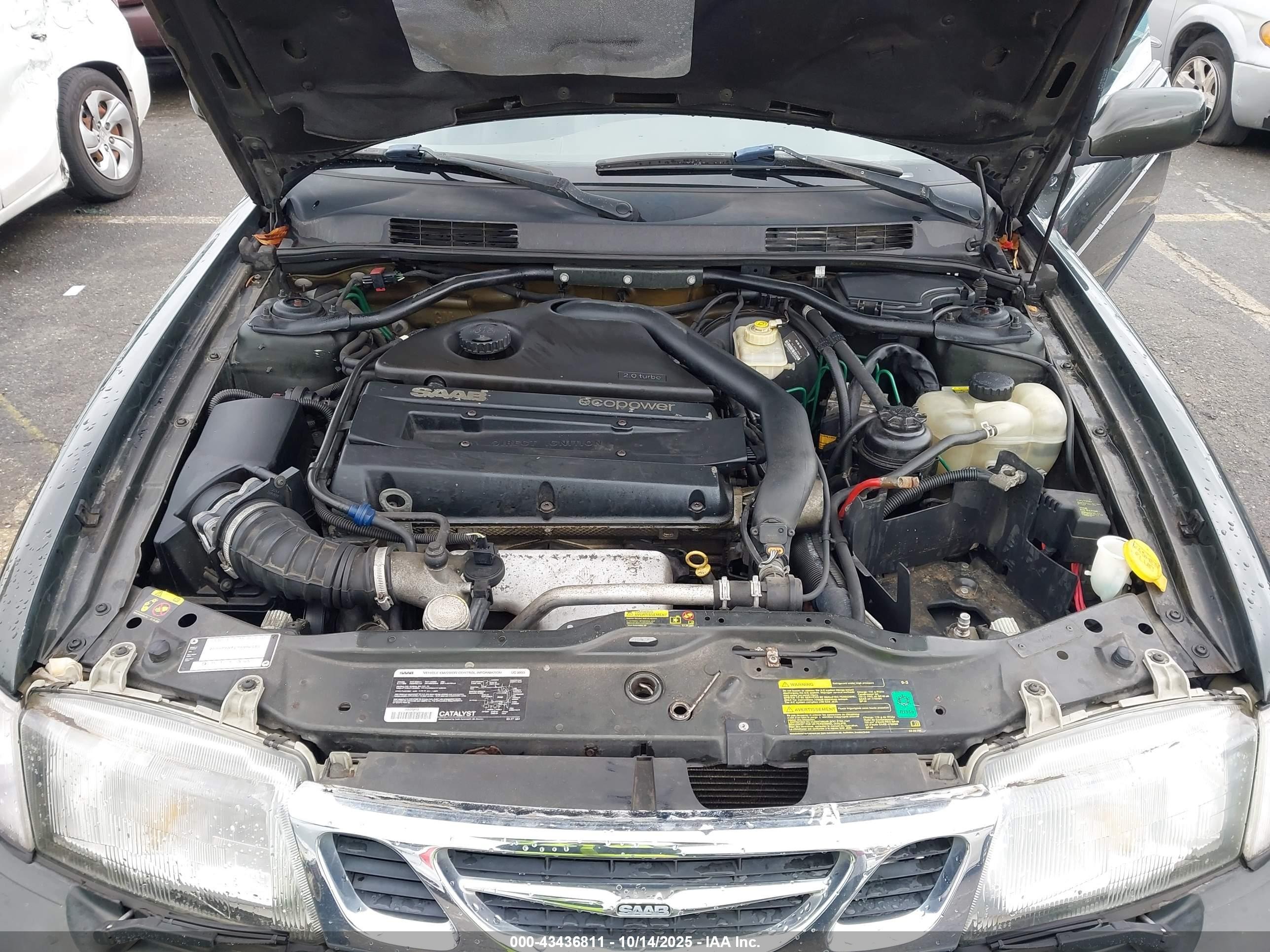 2003 Saab 9-3 Se Black vin: YS3DF78K237000262