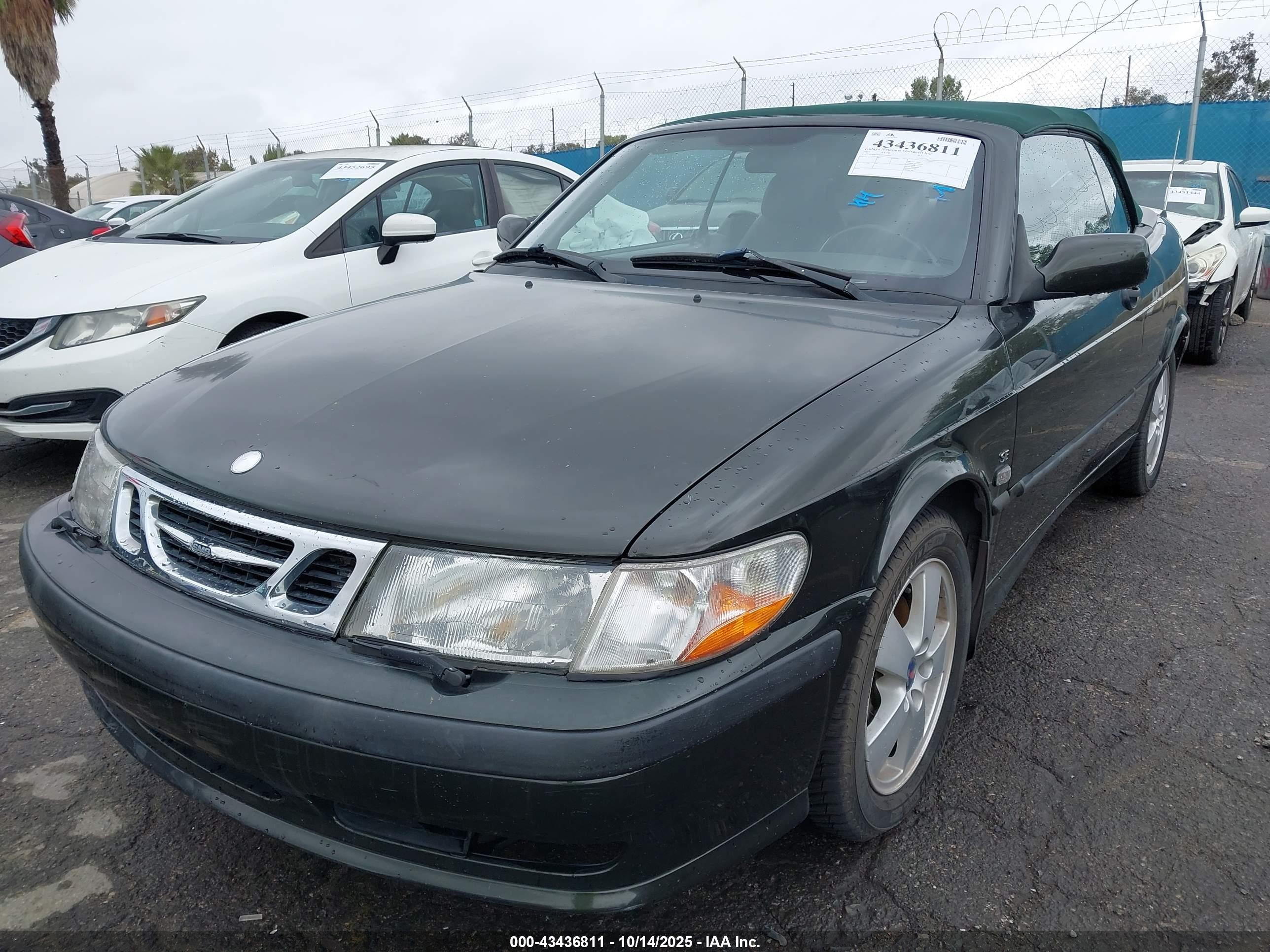 2003 Saab 9-3 Se Black vin: YS3DF78K237000262