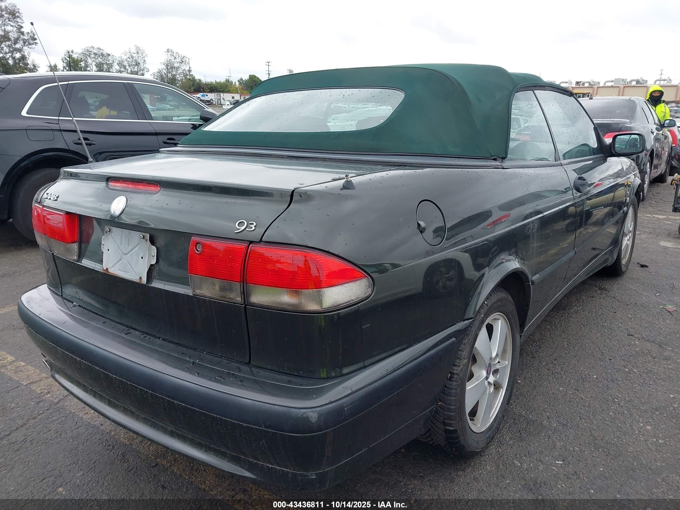 2003 Saab 9-3 Se Black vin: YS3DF78K237000262