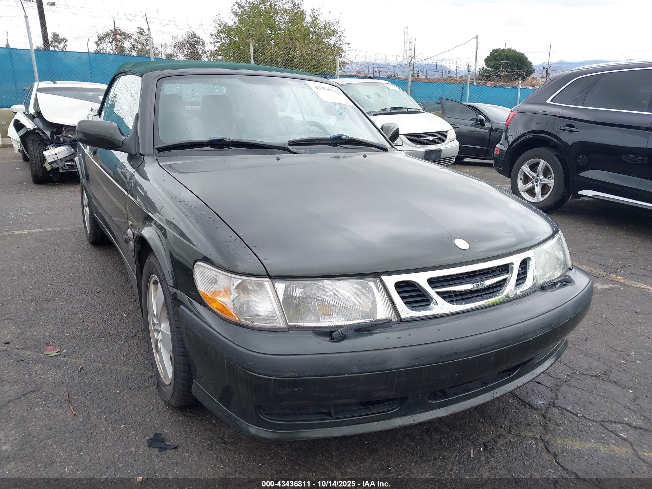 2003 Saab 9-3 Se Black vin: YS3DF78K237000262
