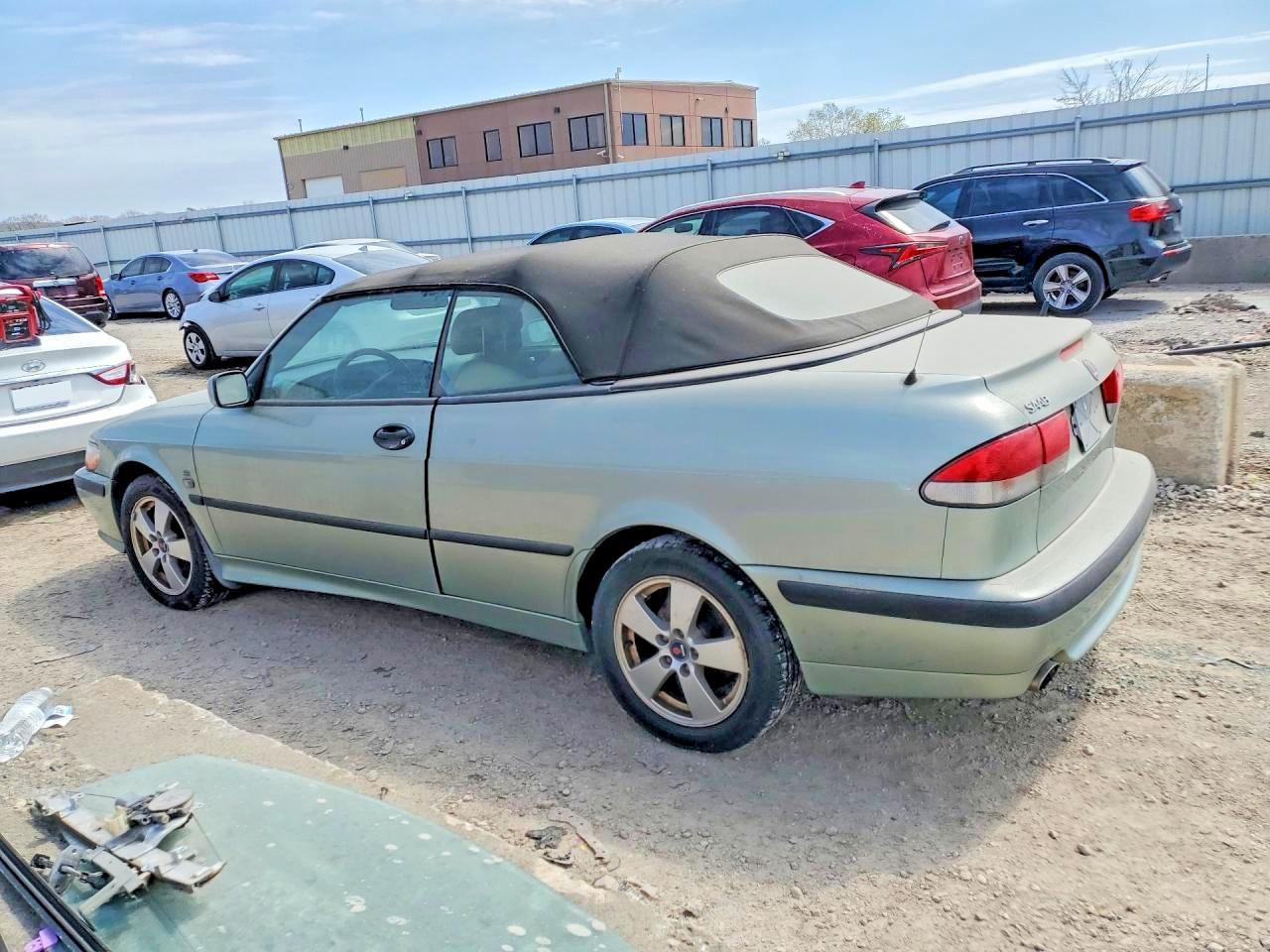 2002 Saab 9-3 Se Gray vin: YS3DF78K527008483
