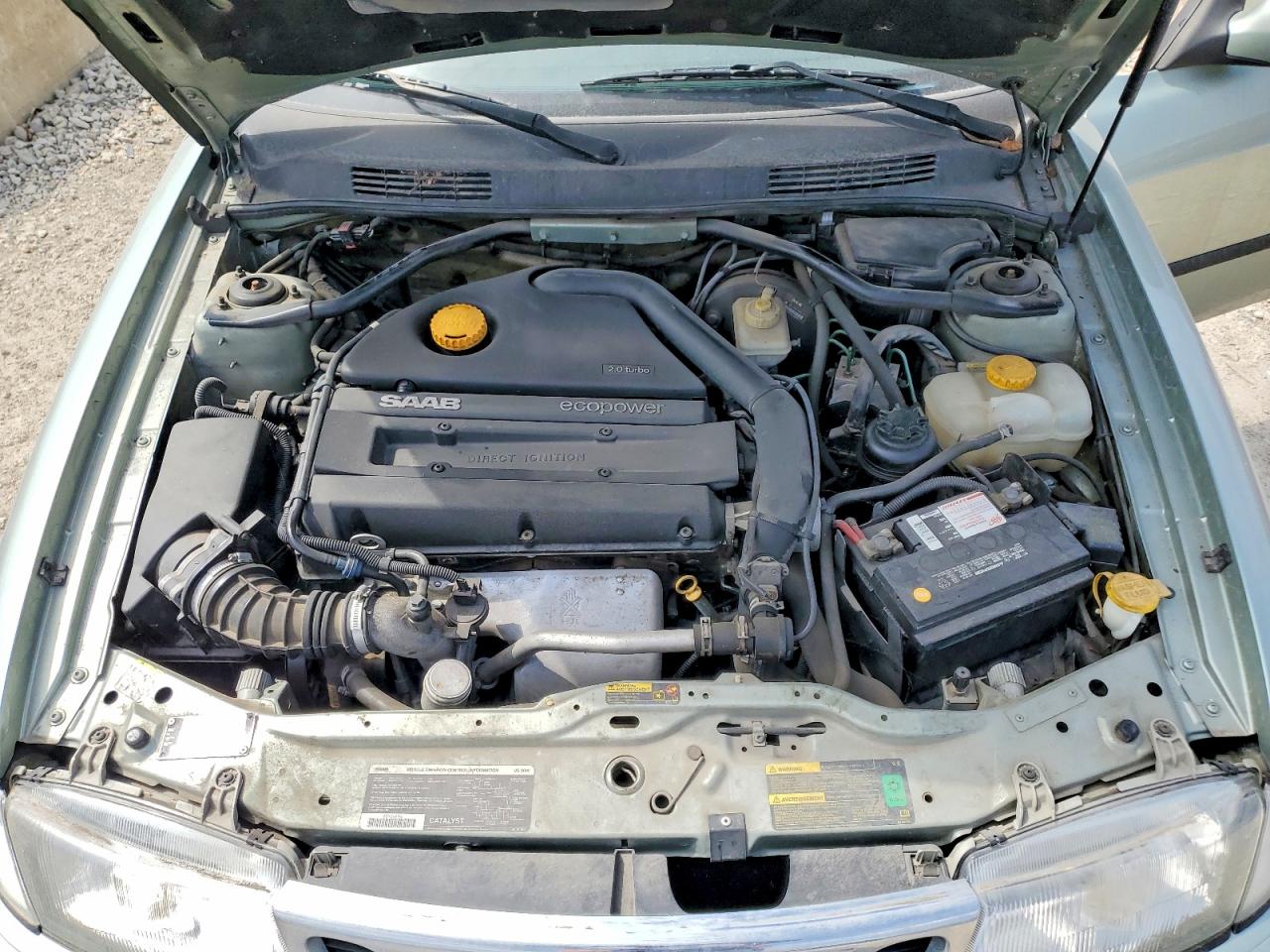 2002 Saab 9-3 Se Gray vin: YS3DF78K527008483