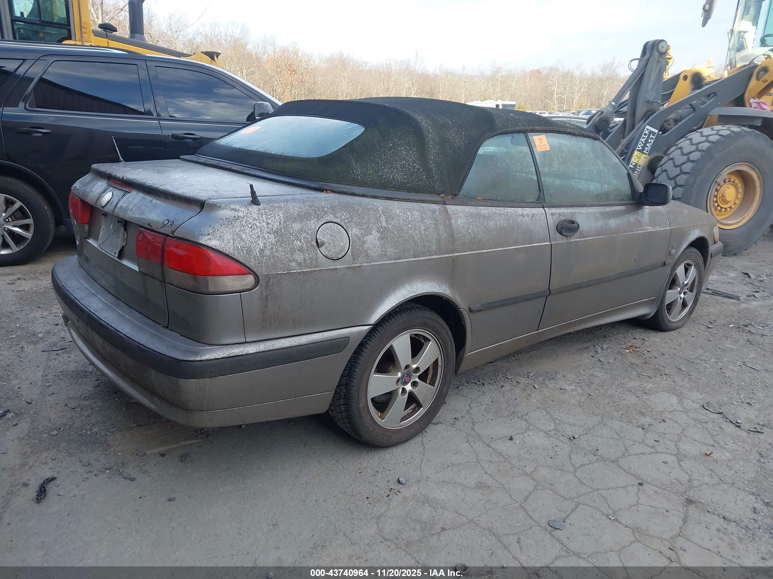2003 Saab 9-3 Se Gray vin: YS3DF78K537007075