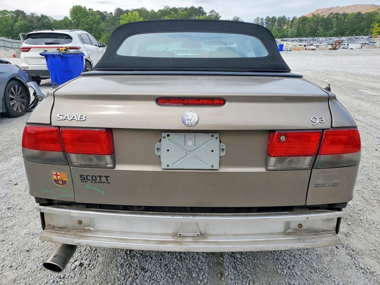 2002 Saab 9-3 Se Tan vin: YS3DF78K627015426