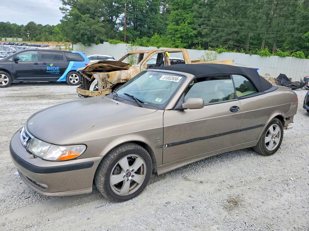2002 Saab 9-3 Se Tan vin: YS3DF78K627015426