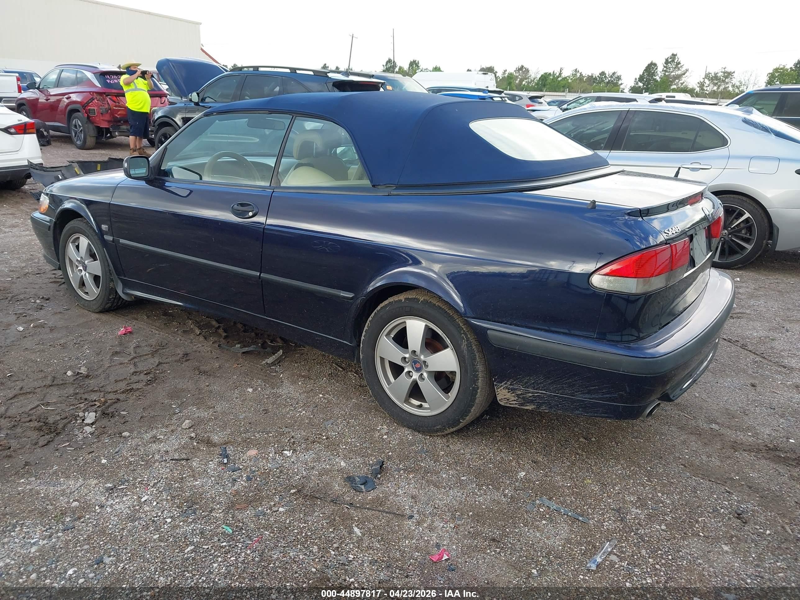 2002 Saab 9-3 Se Blue vin: YS3DF78K627016348