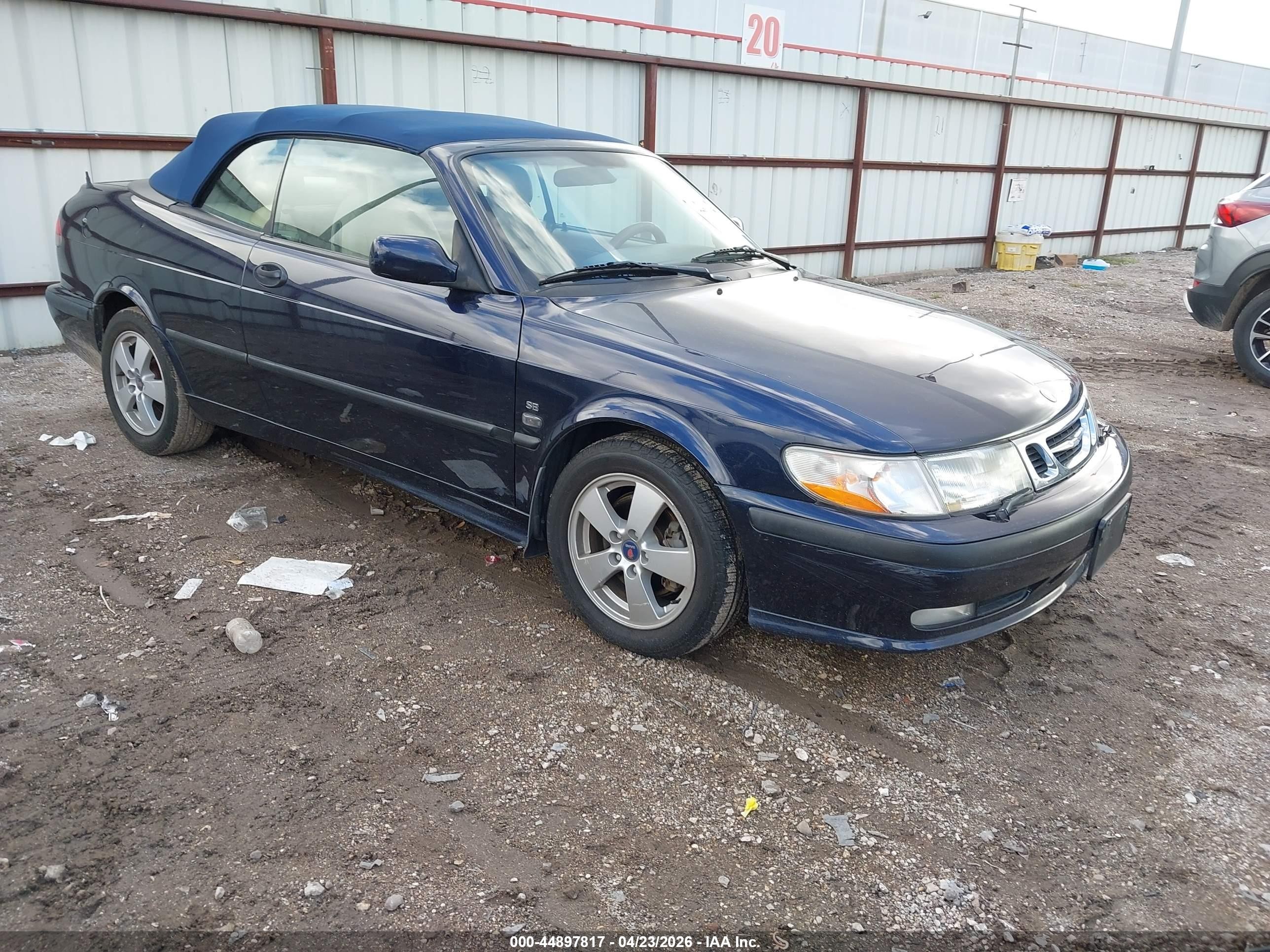 2002 Saab 9-3 Se Blue vin: YS3DF78K627016348