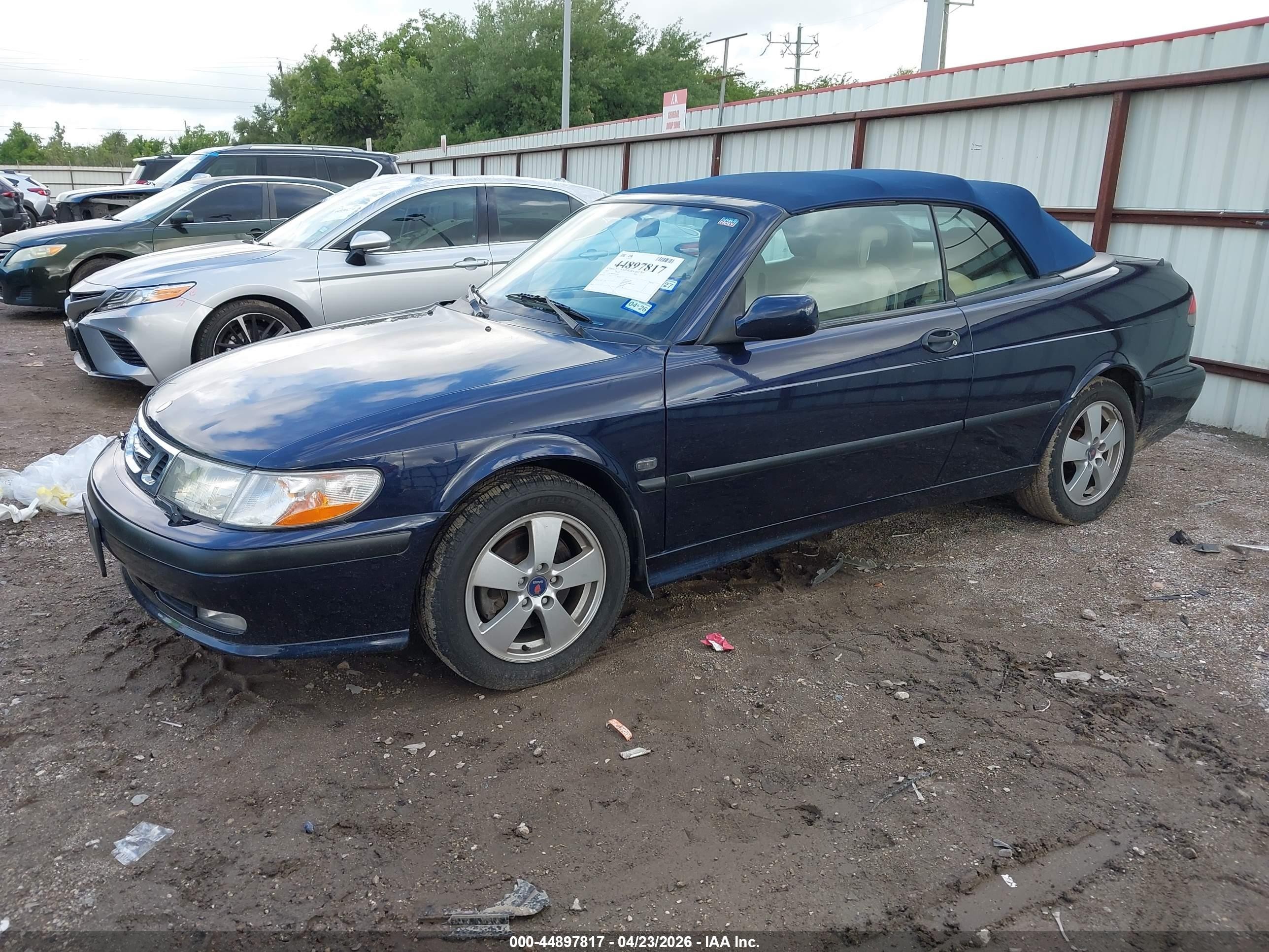 2002 Saab 9-3 Se Blue vin: YS3DF78K627016348