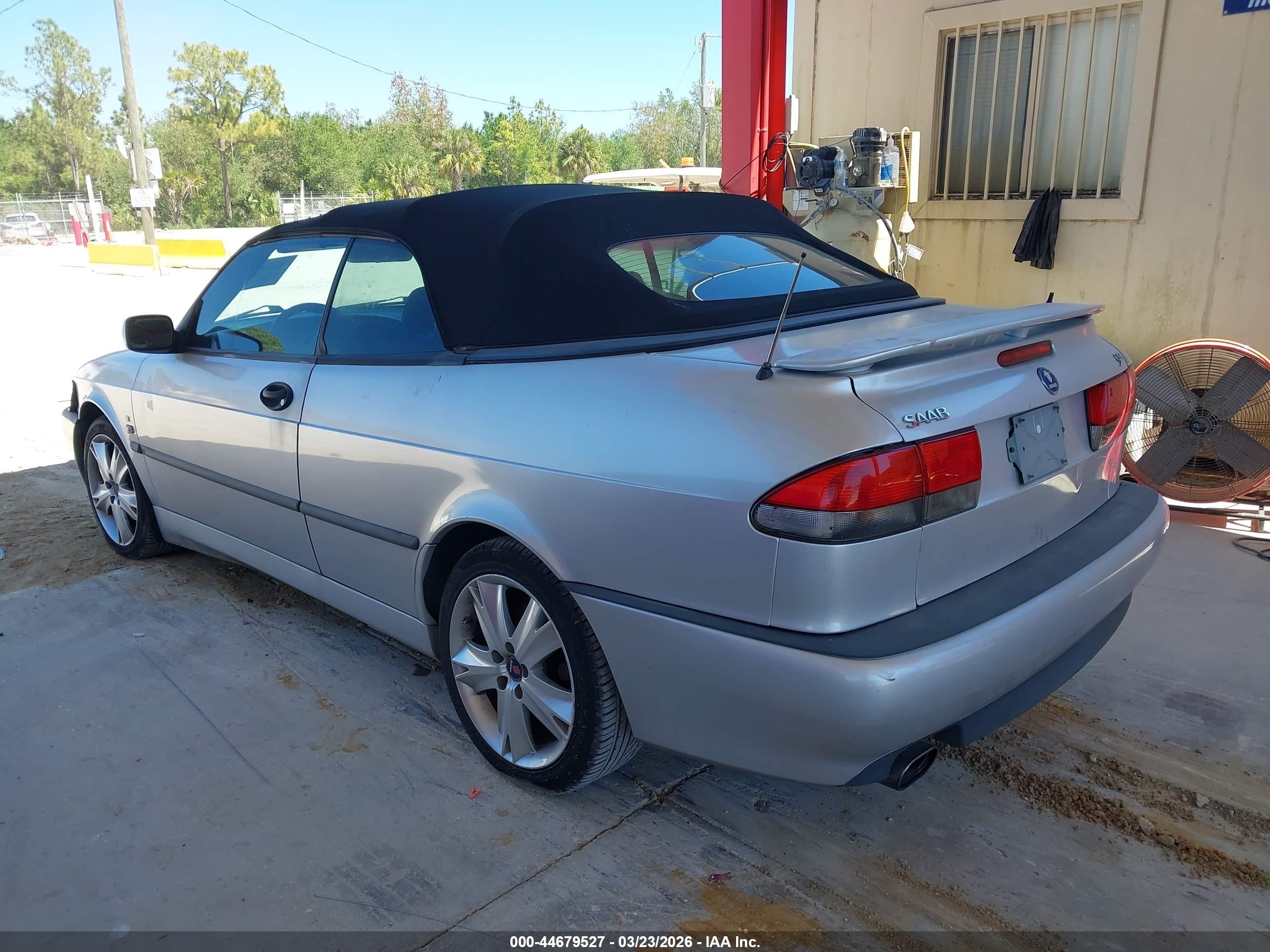2003 Saab 9-3 Se Silver vin: YS3DF78K837000427