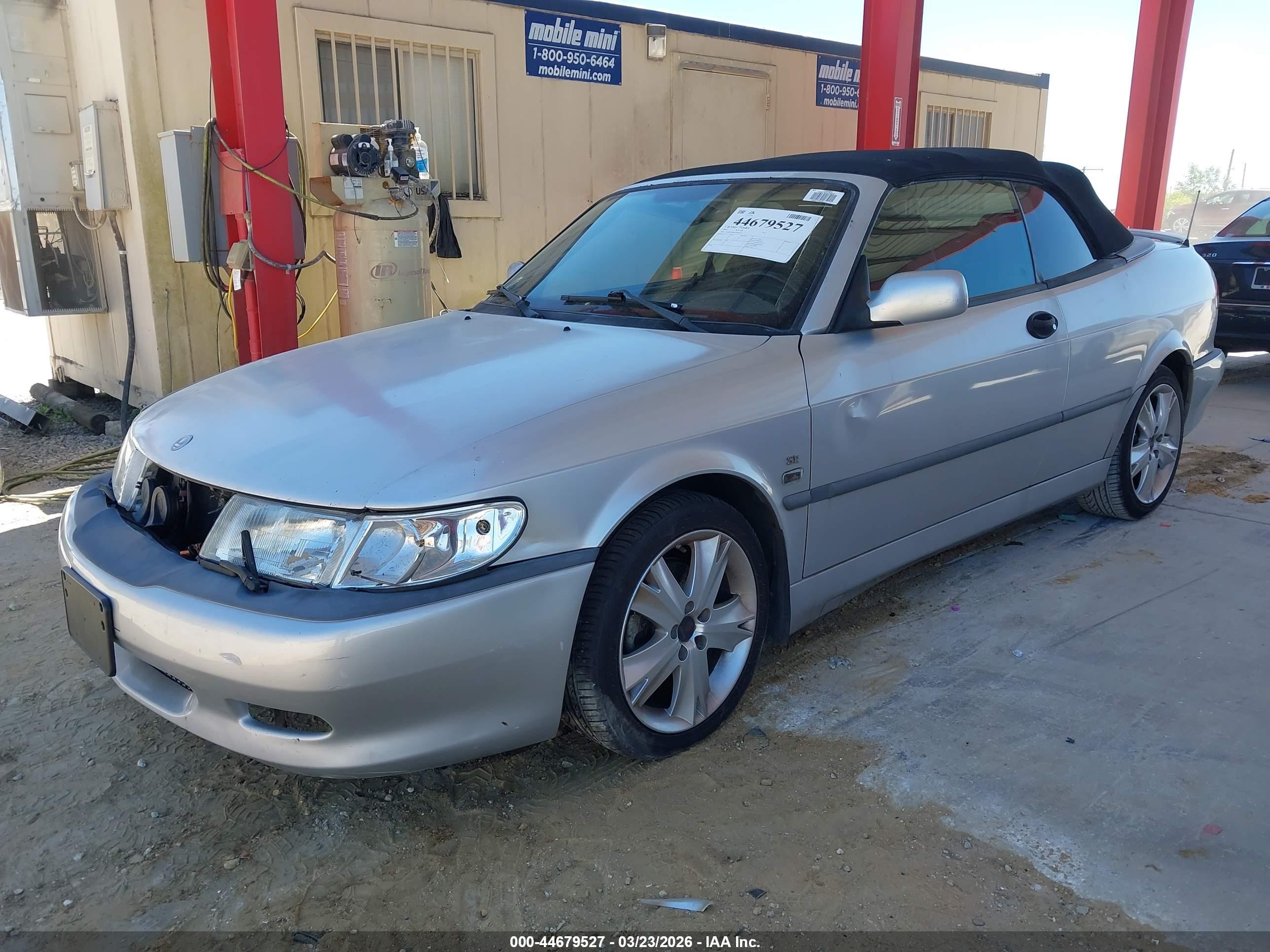 2003 Saab 9-3 Se Silver vin: YS3DF78K837000427