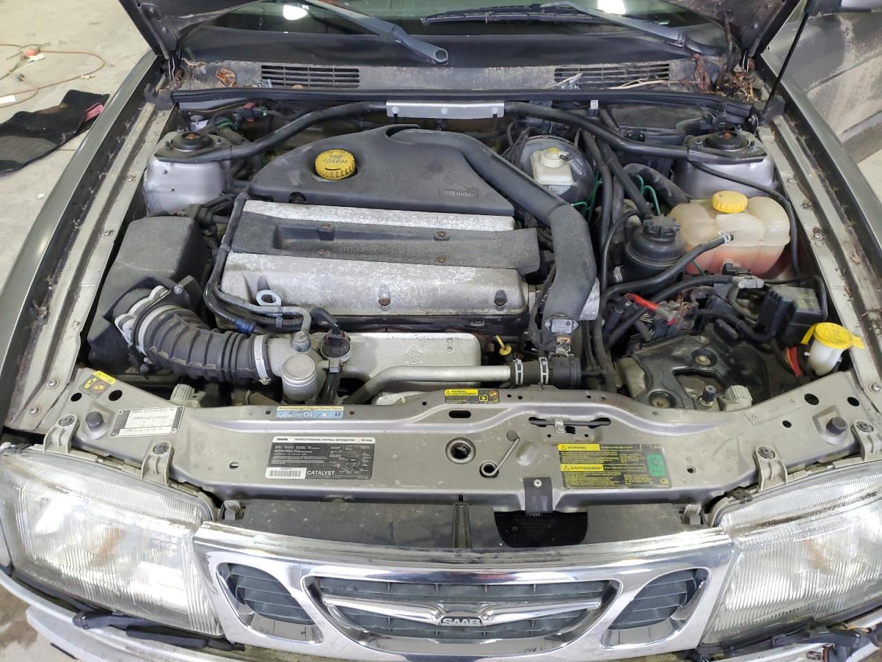 2003 Saab 9-3 Se Silver vin: YS3DF78K837009502