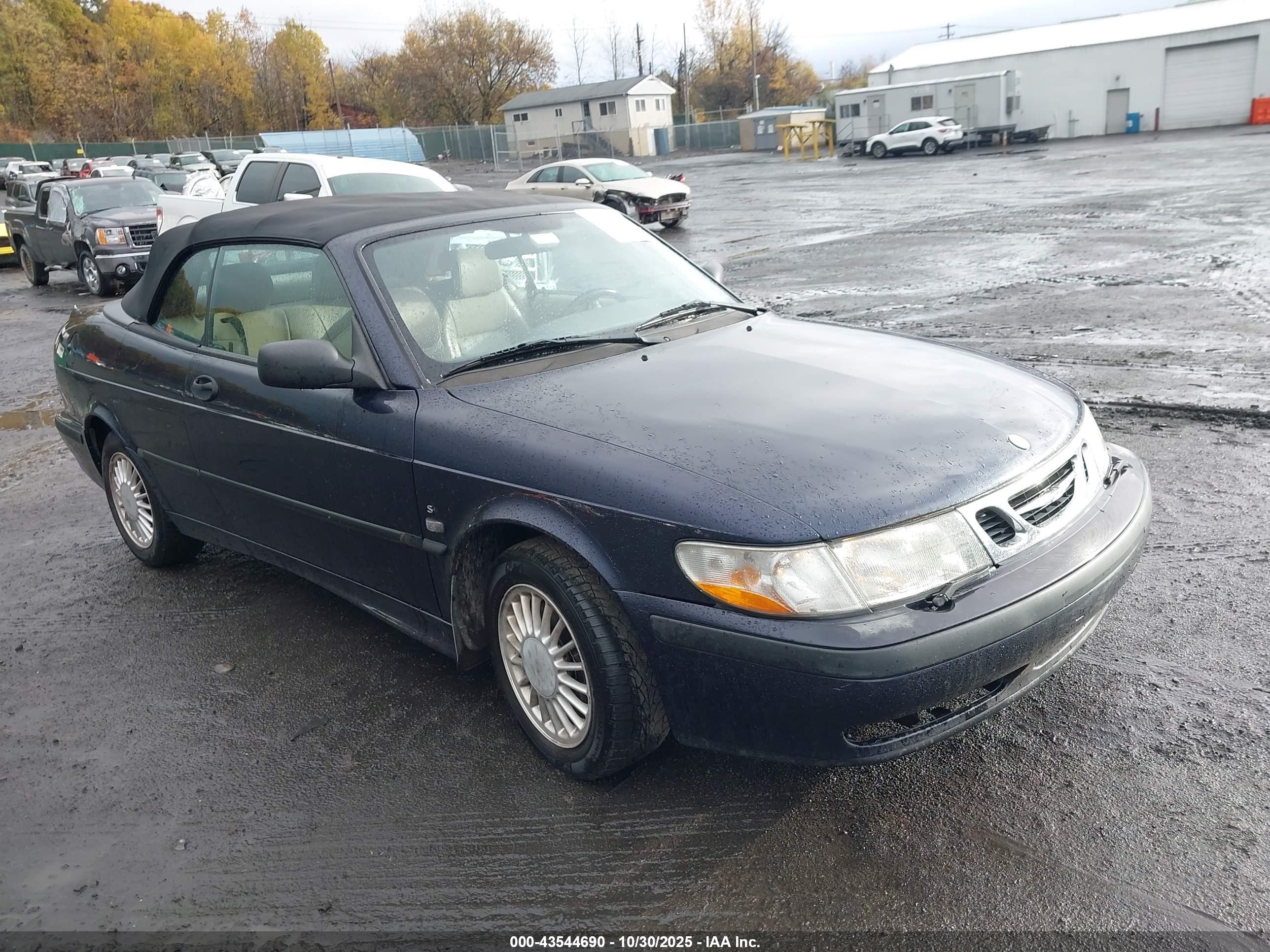 2003 Saab 9-3 Se Blue vin: YS3DF78KX37000610