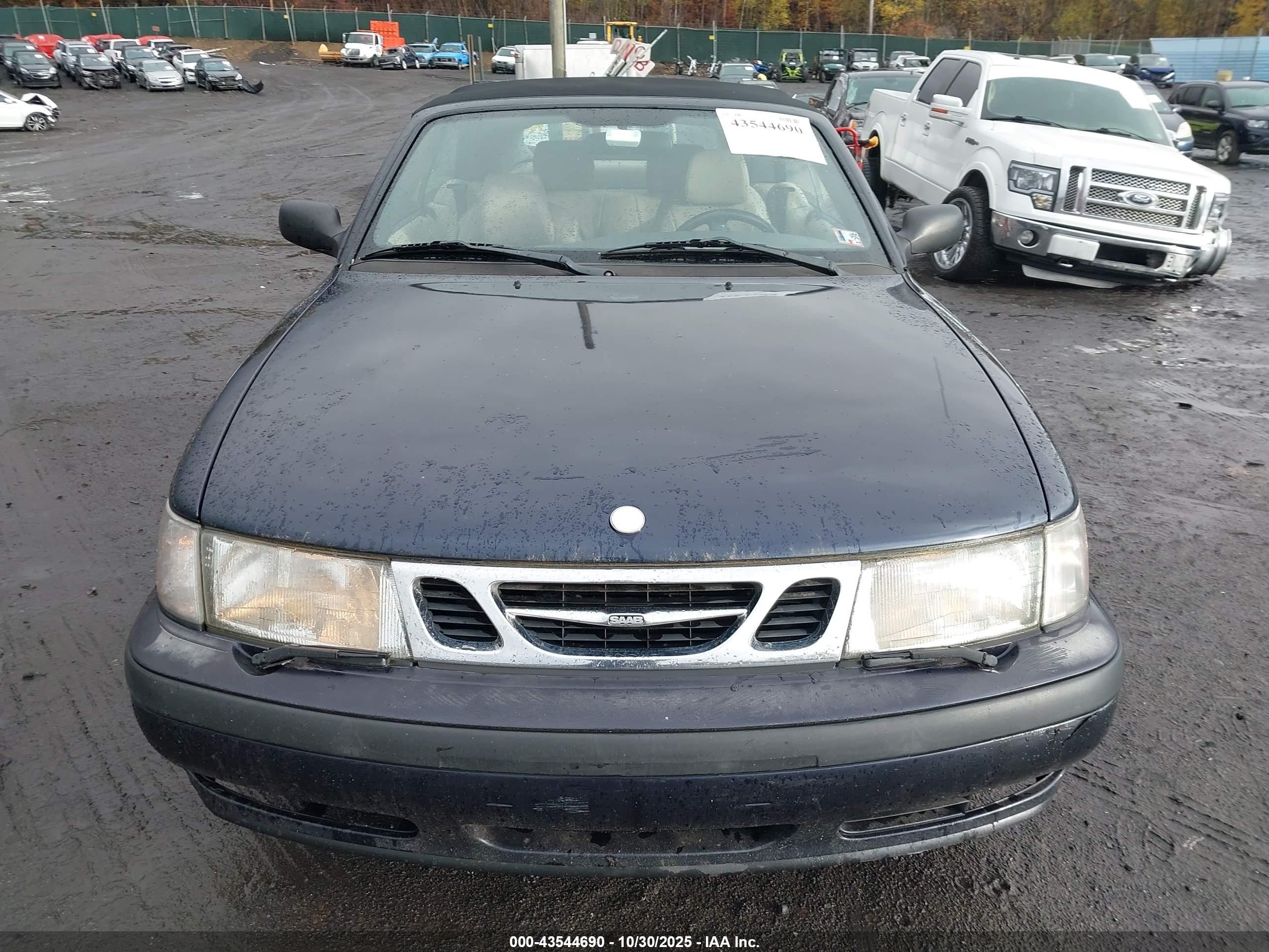 2003 Saab 9-3 Se Blue vin: YS3DF78KX37000610