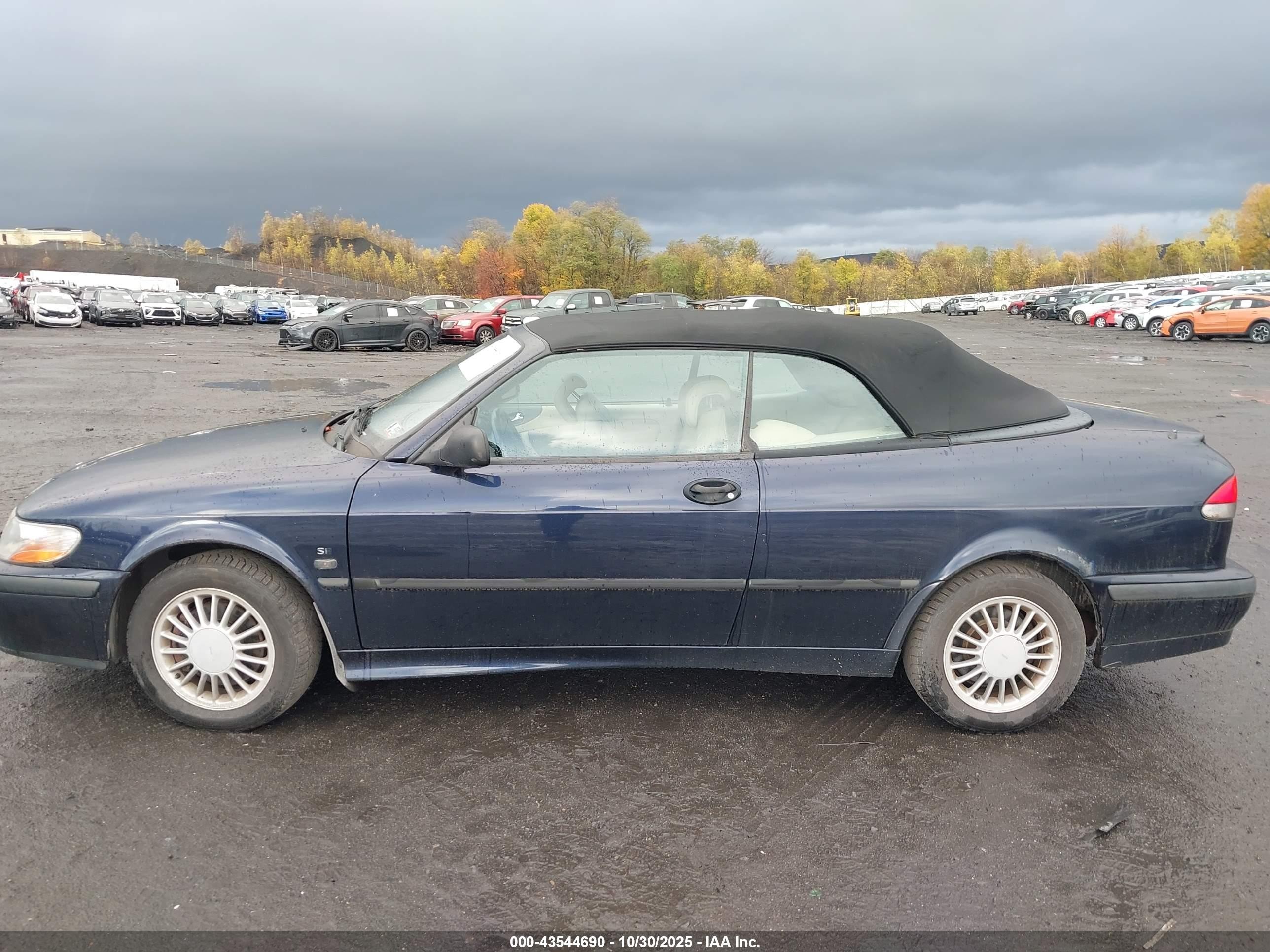2003 Saab 9-3 Se Blue vin: YS3DF78KX37000610