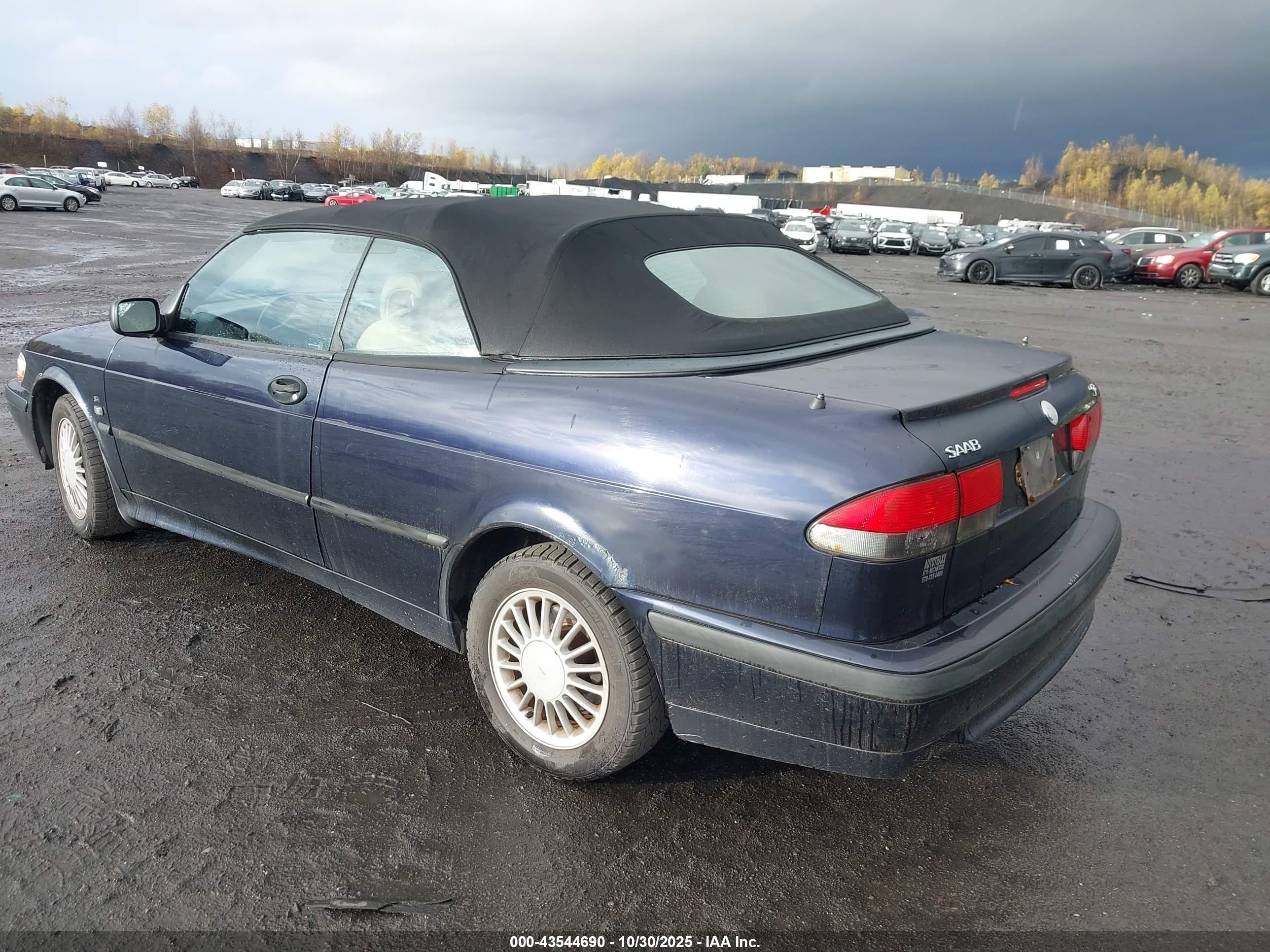 2003 Saab 9-3 Se Blue vin: YS3DF78KX37000610