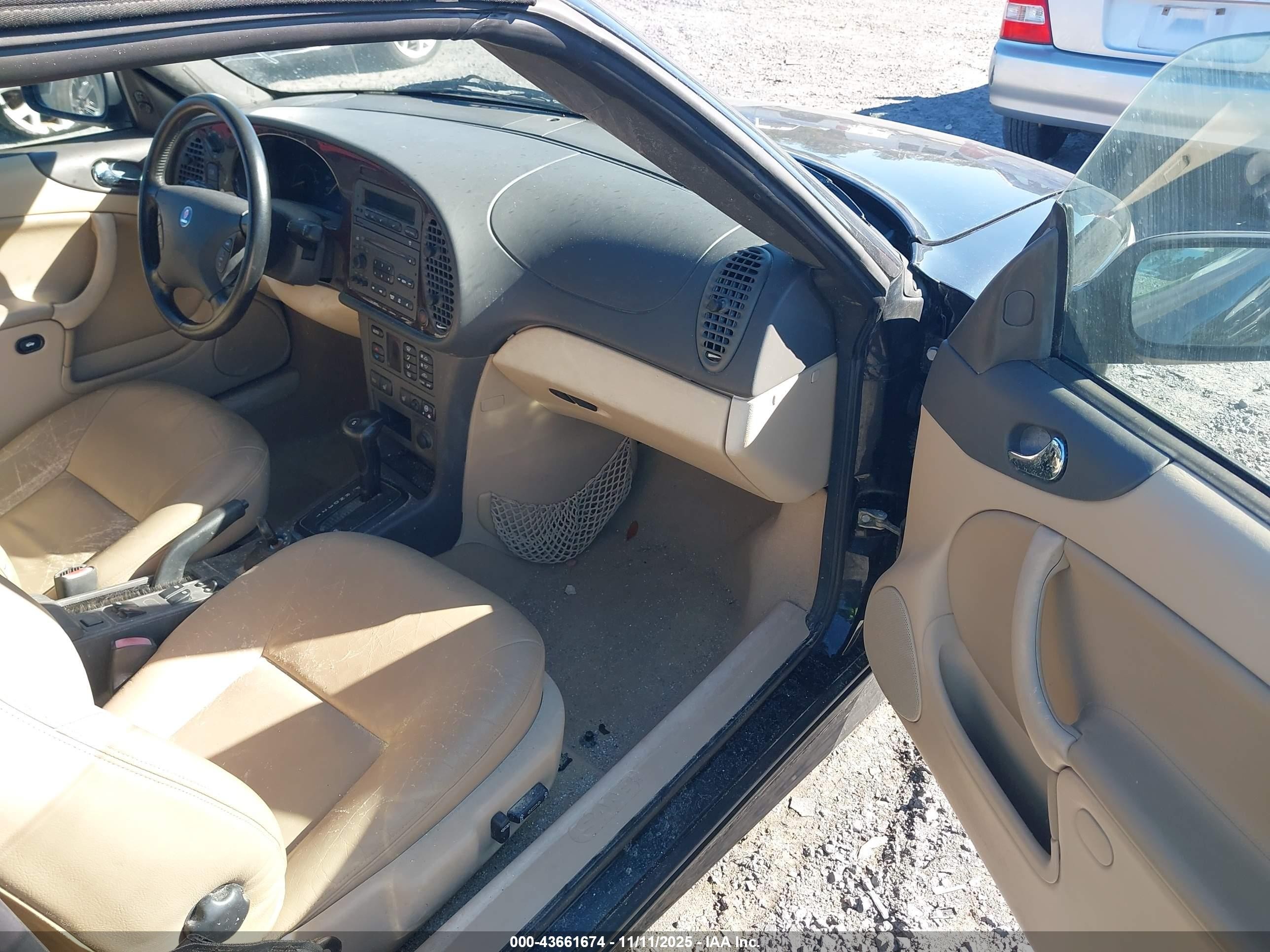 2003 Saab 9-3 Se Black vin: YS3DF78KX37009565