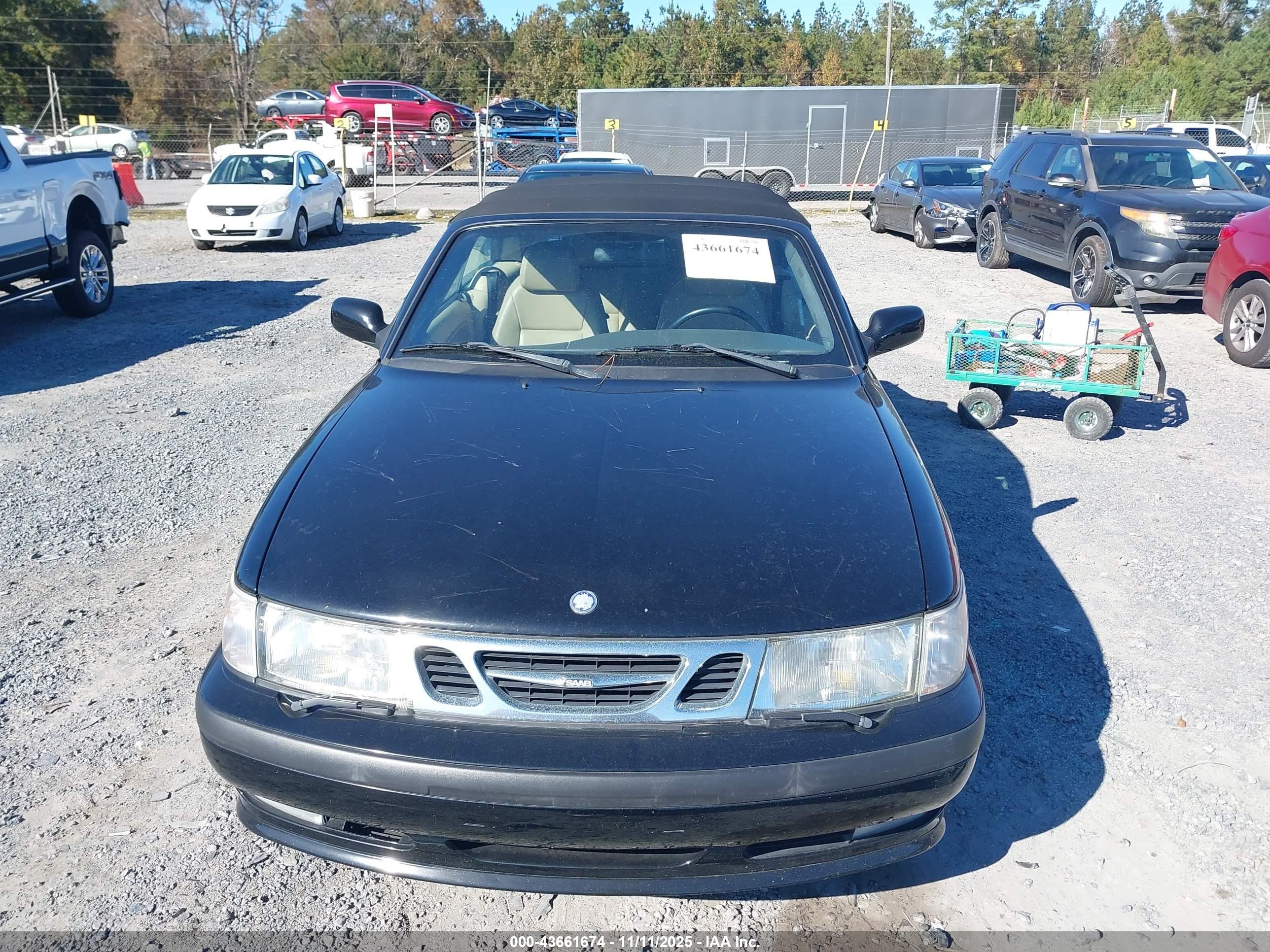 2003 Saab 9-3 Se Black vin: YS3DF78KX37009565