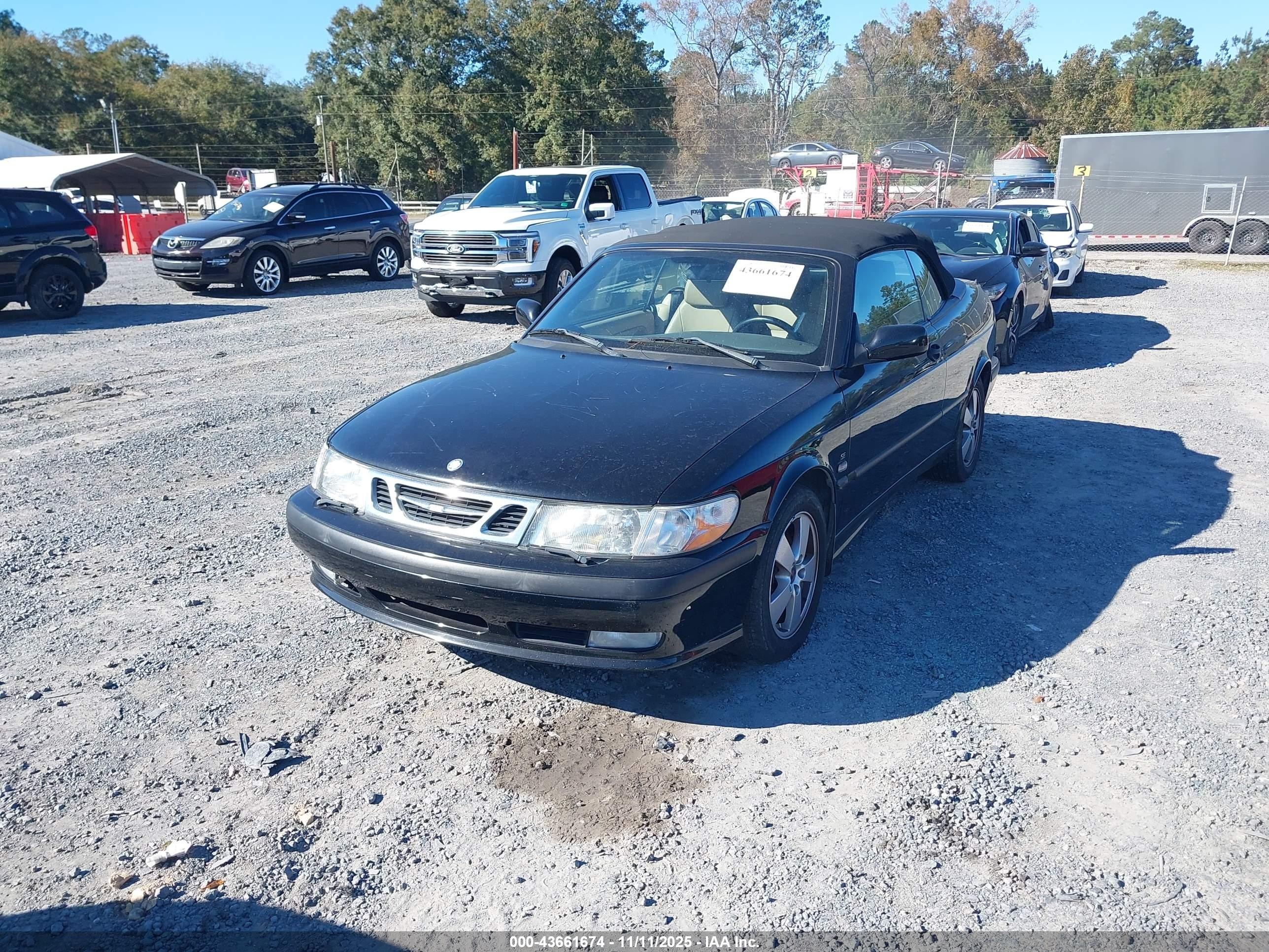 2003 Saab 9-3 Se Black vin: YS3DF78KX37009565