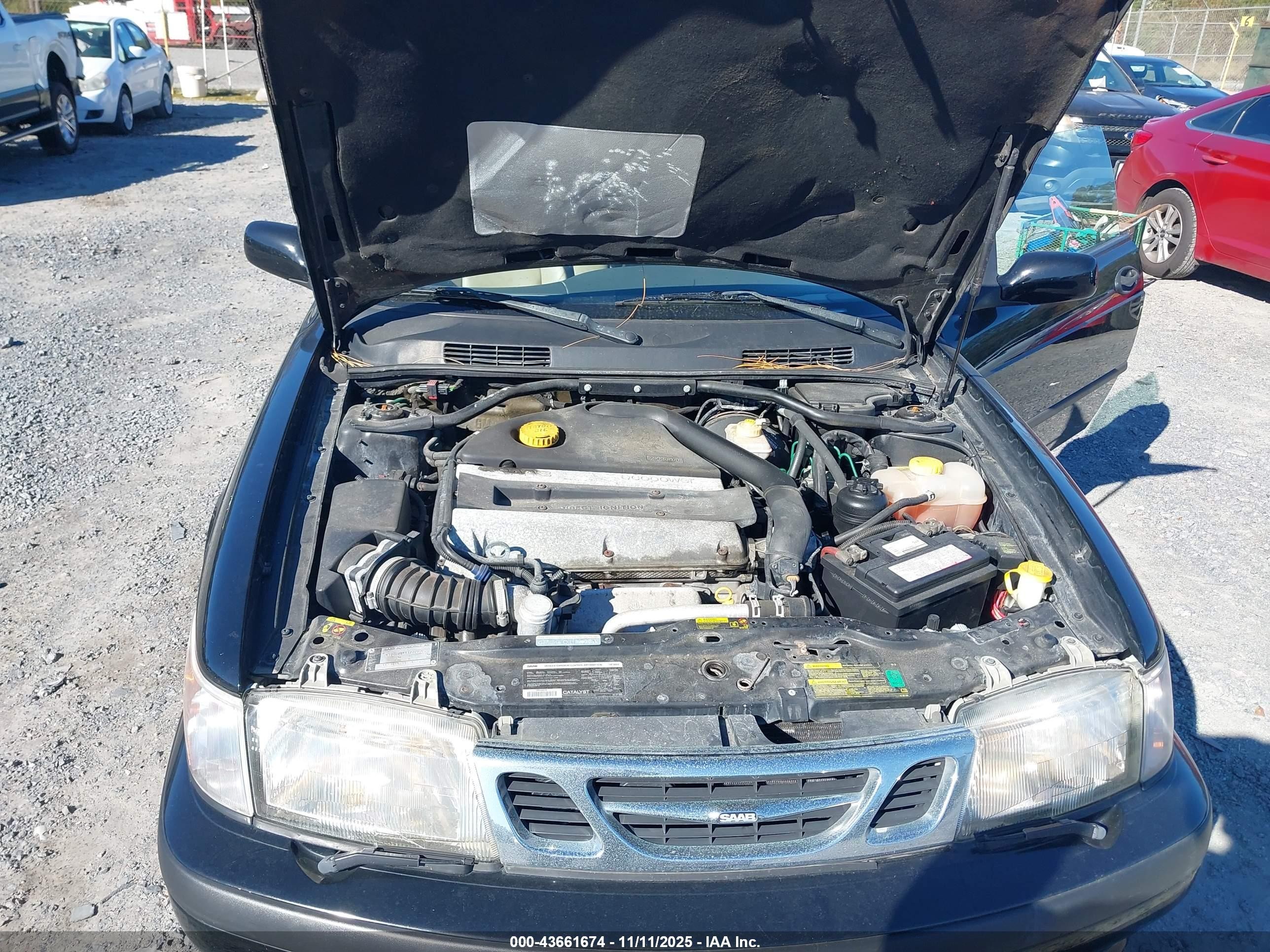 2003 Saab 9-3 Se Black vin: YS3DF78KX37009565