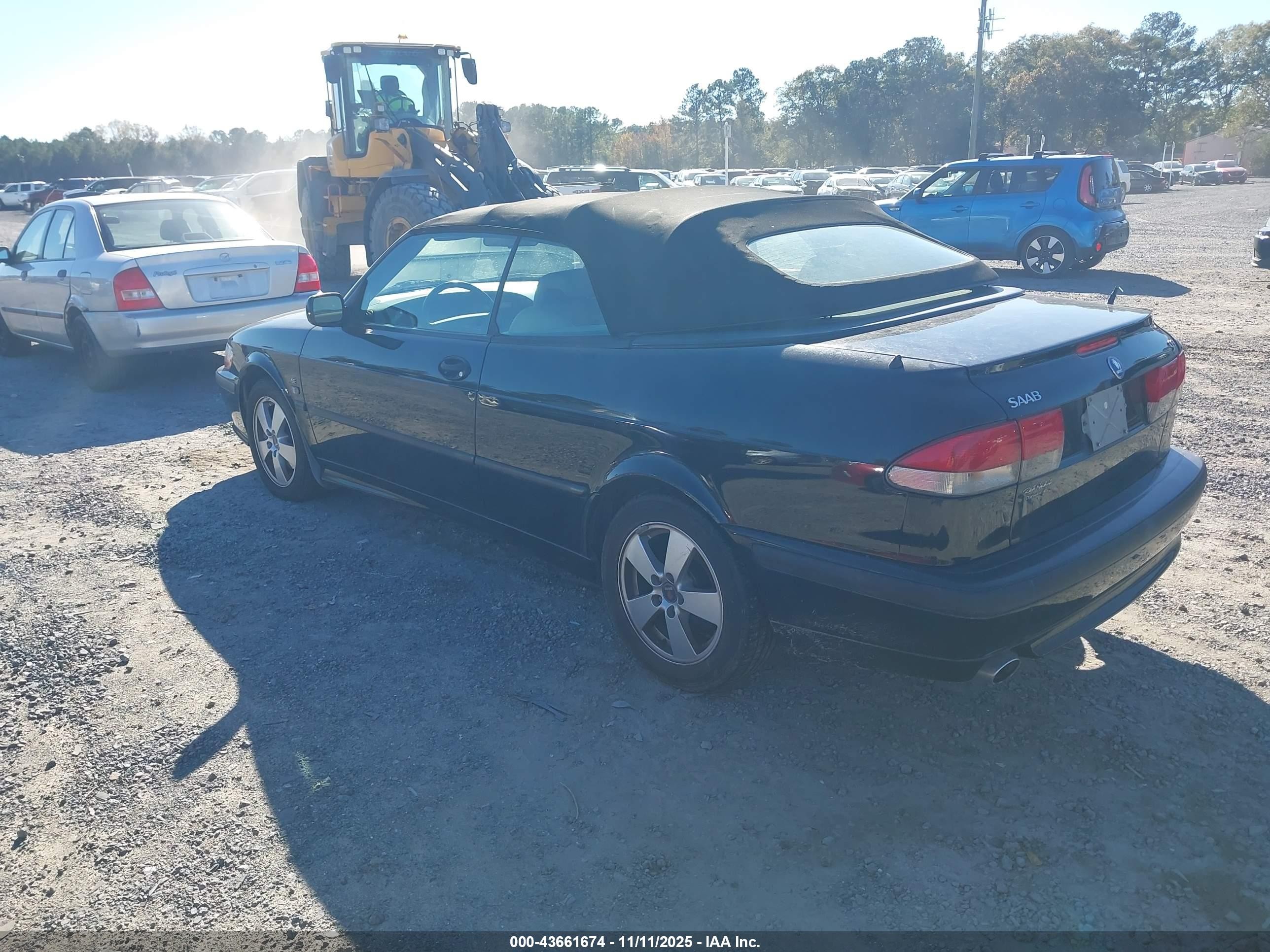 2003 Saab 9-3 Se Black vin: YS3DF78KX37009565