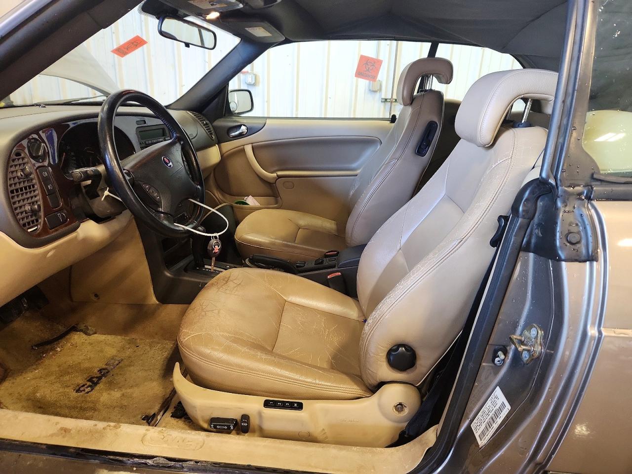 2003 Saab 9-3 Se Gold vin: YS3DF78KX37010084