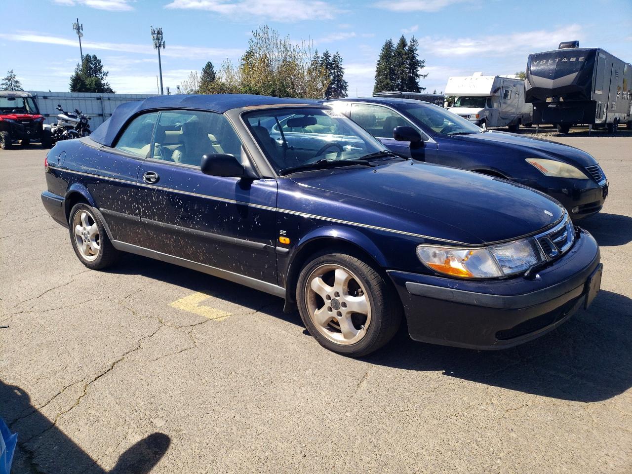 1999 Saab 9-3 Se Blue vin: YS3DF78N8X7023349