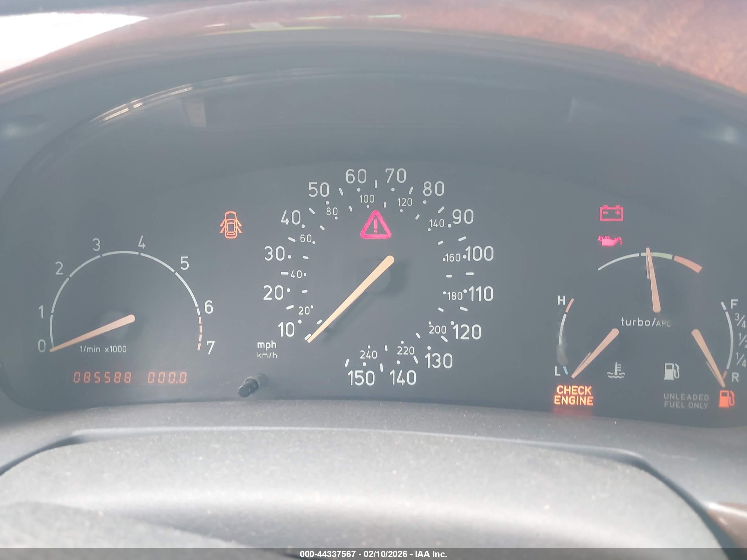1997 Saab 900 Se Dark Blue vin: YS3DF78N9V7013426