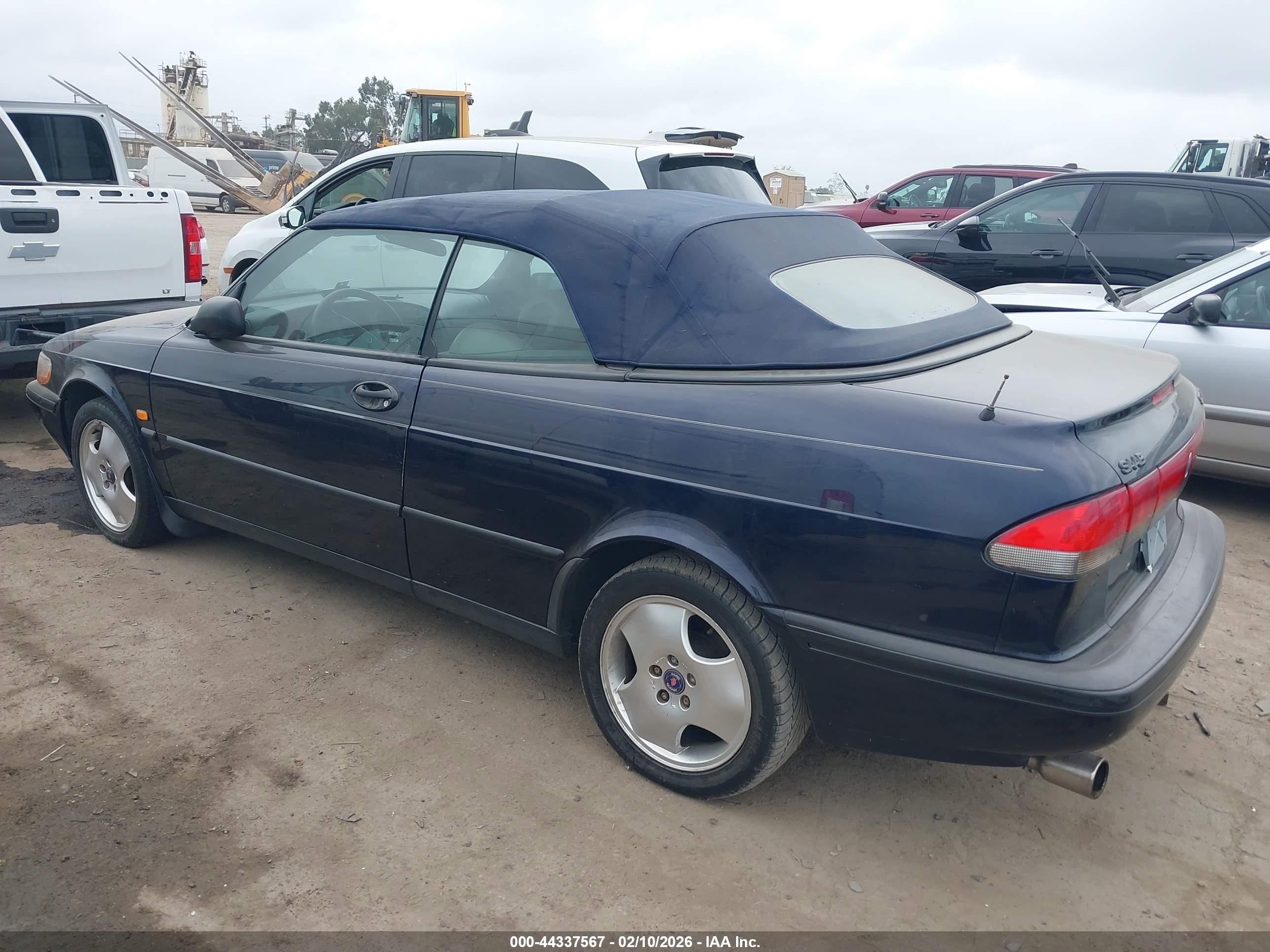 1997 Saab 900 Se Dark Blue vin: YS3DF78N9V7013426