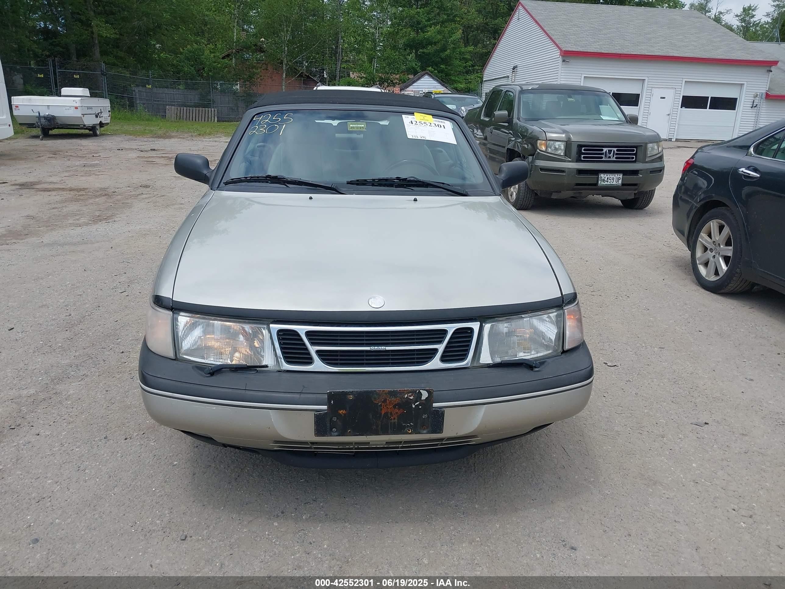 1996 Saab 900 Se Silver vin: YS3DF78V3T7001155