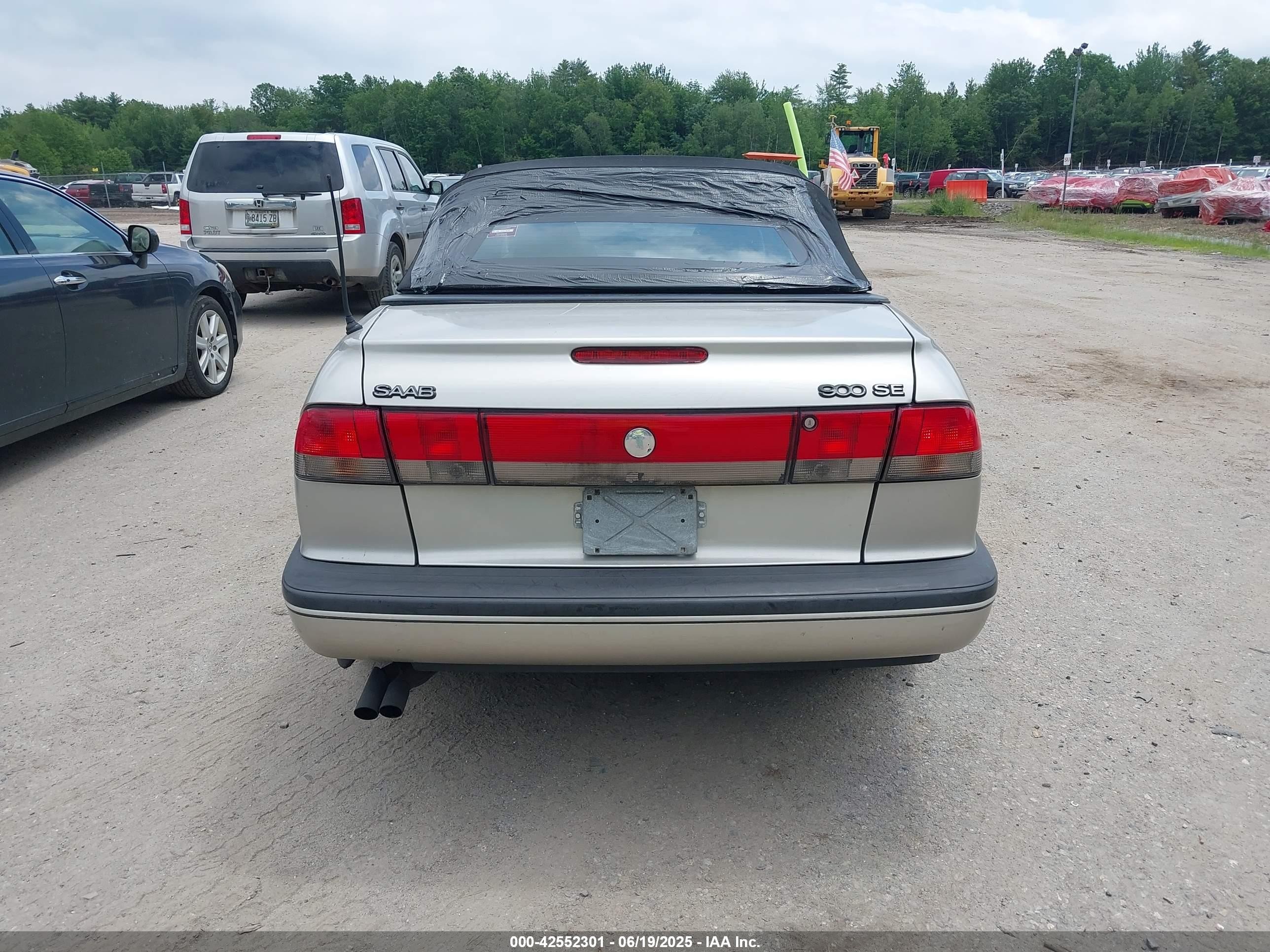 1996 Saab 900 Se Silver vin: YS3DF78V3T7001155