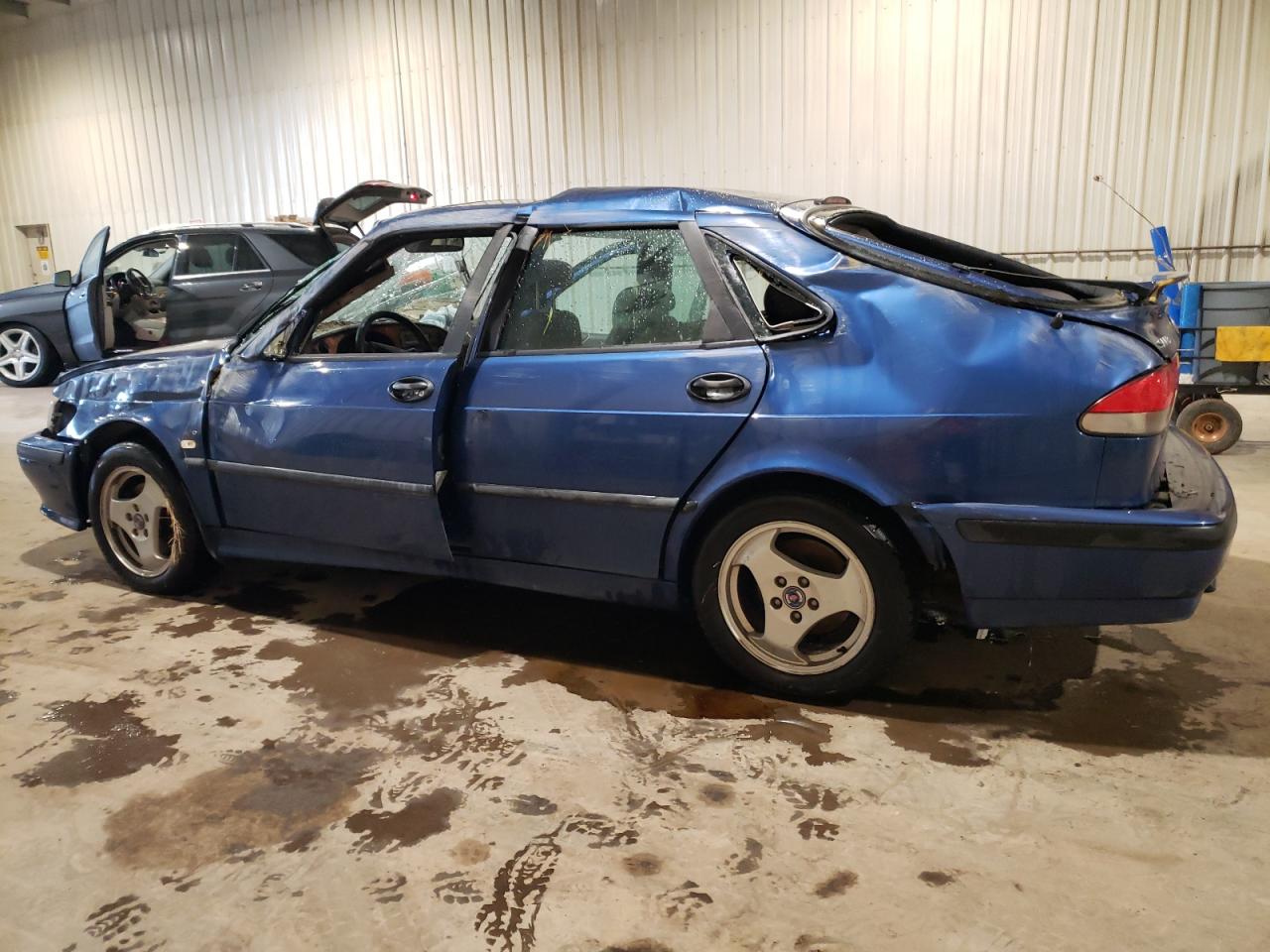 2000 Saab 9-3 Blue vin: YS3DH58K3Y2007546