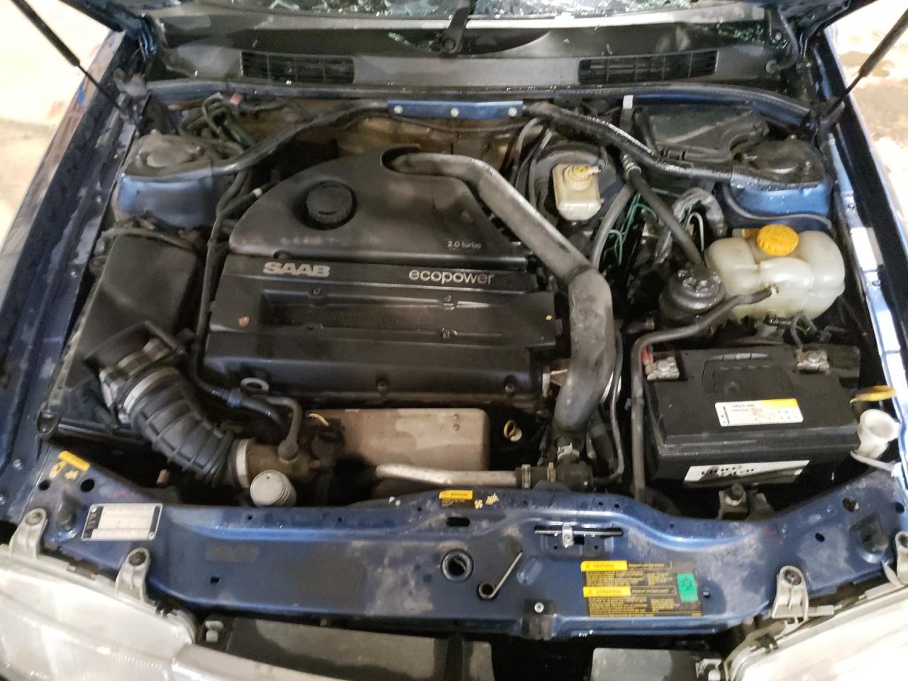 2000 Saab 9-3 Blue vin: YS3DH58K3Y2007546