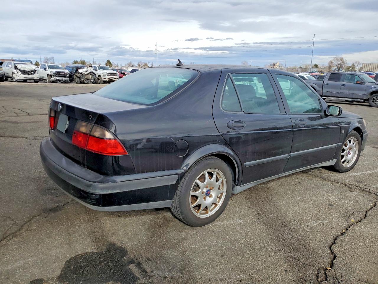 2001 Saab 9-5 Черный vin: YS3ED45E813046139