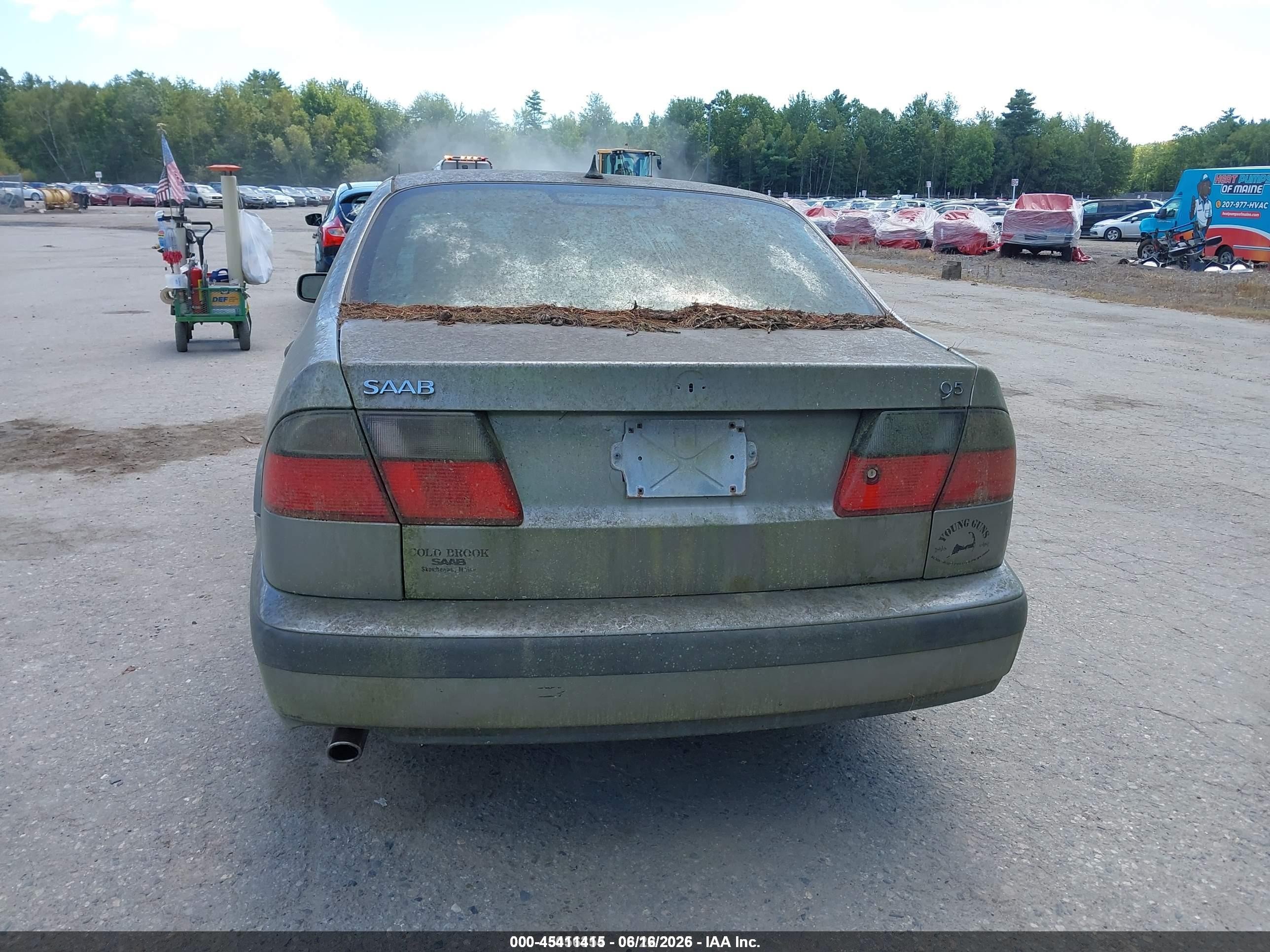 2001 Saab 9-5   Серый vin: YS3ED48E713026542
