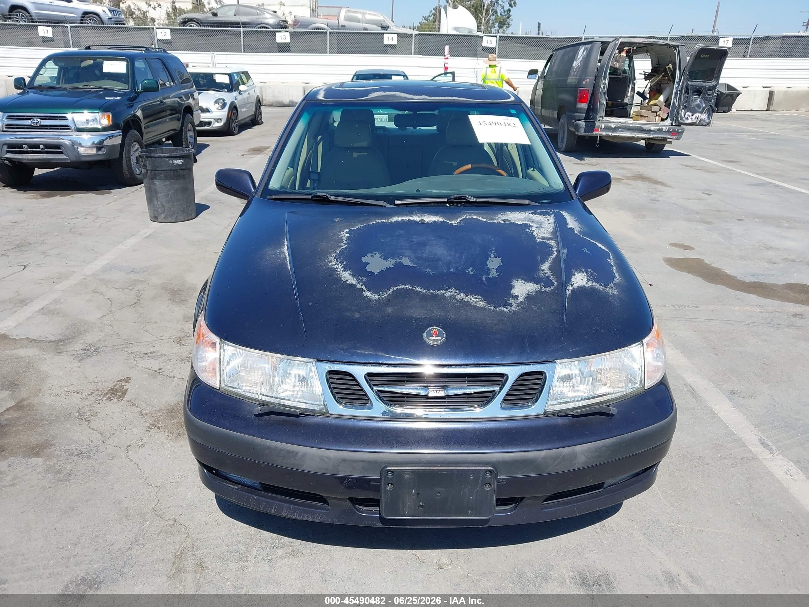 2000 Saab 9-5 2.3t Синий vin: YS3ED48E9Y3068804