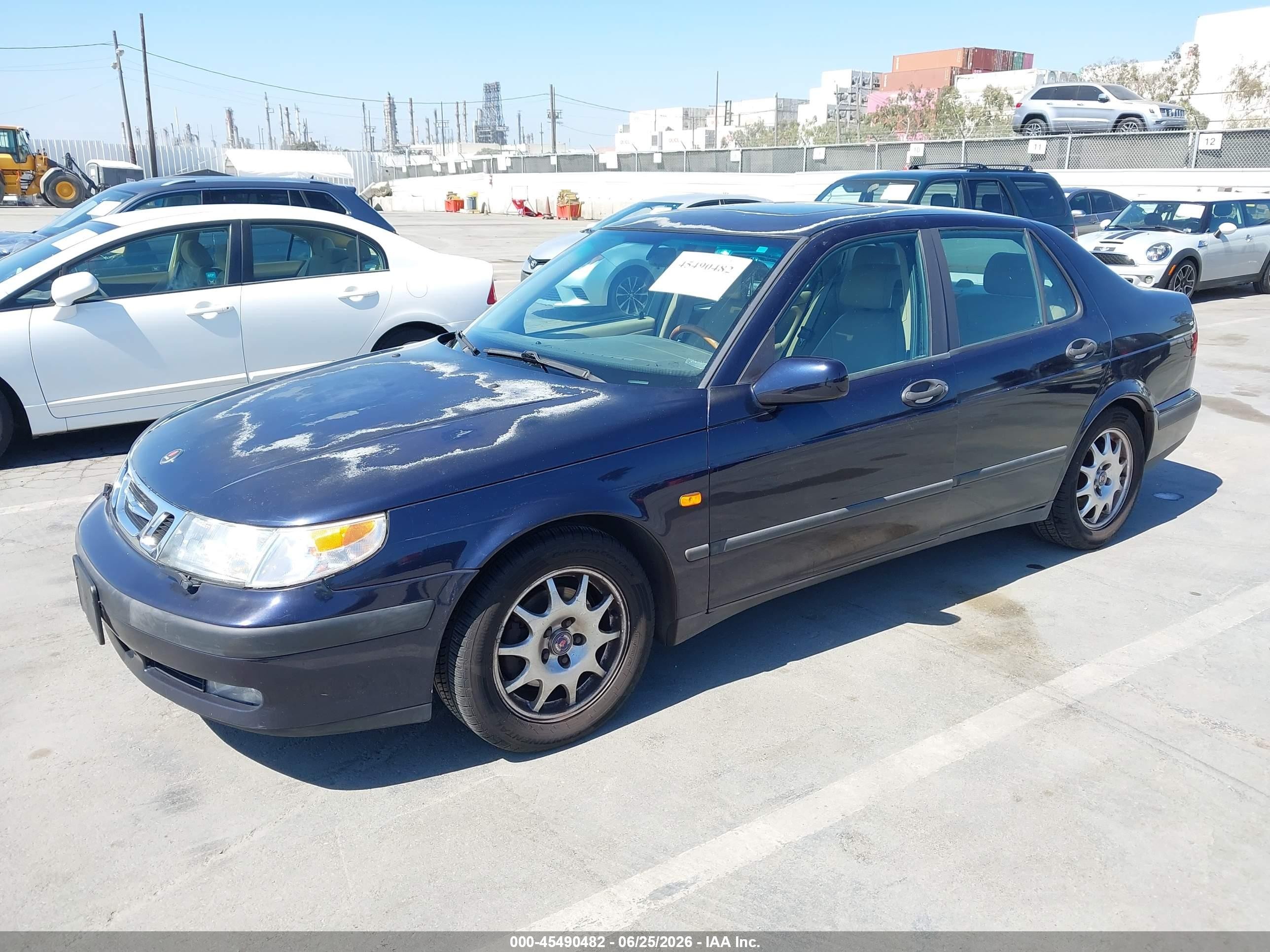 2000 Saab 9-5 2.3t Синий vin: YS3ED48E9Y3068804