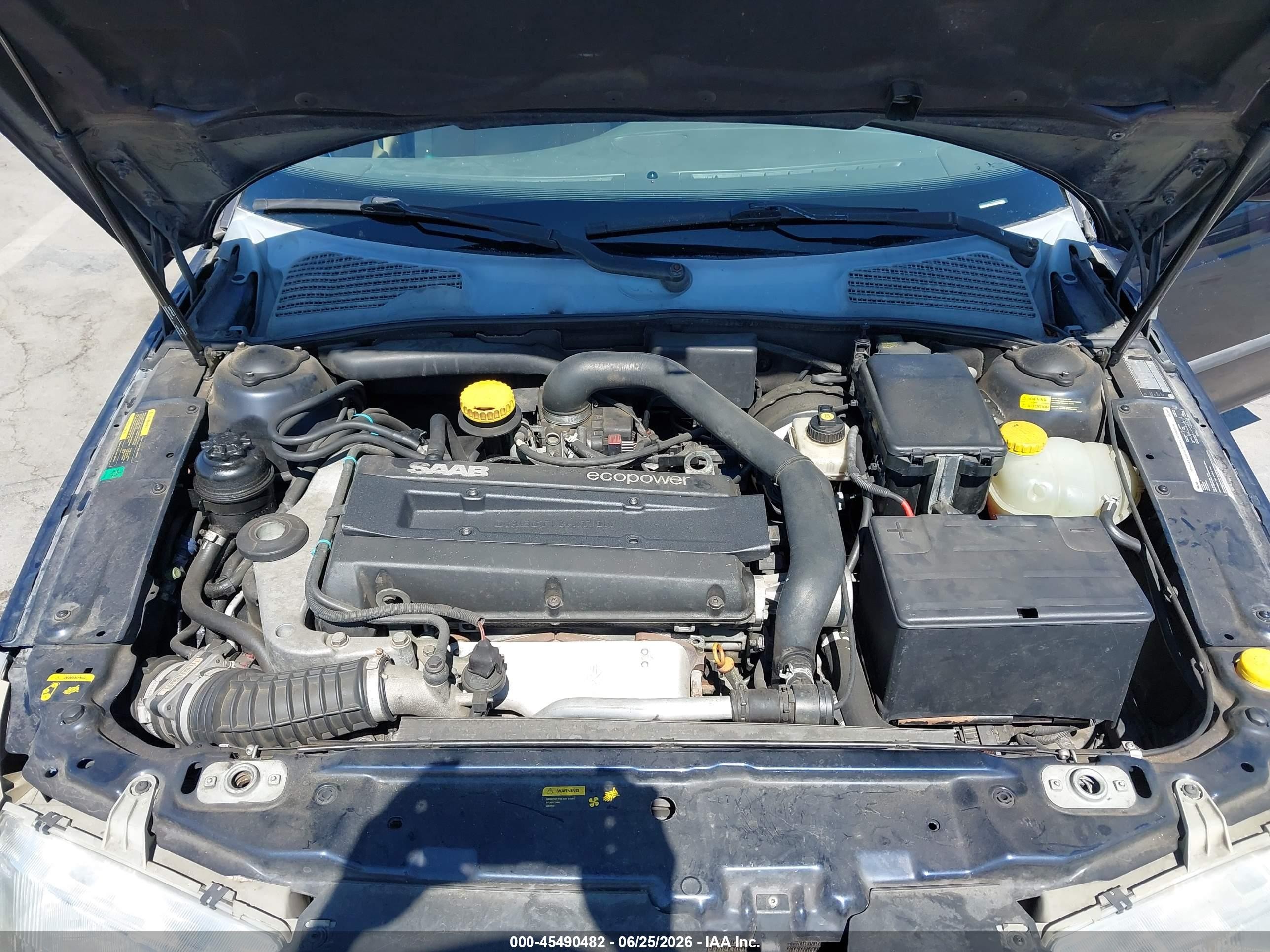 2000 Saab 9-5 2.3t Синий vin: YS3ED48E9Y3068804