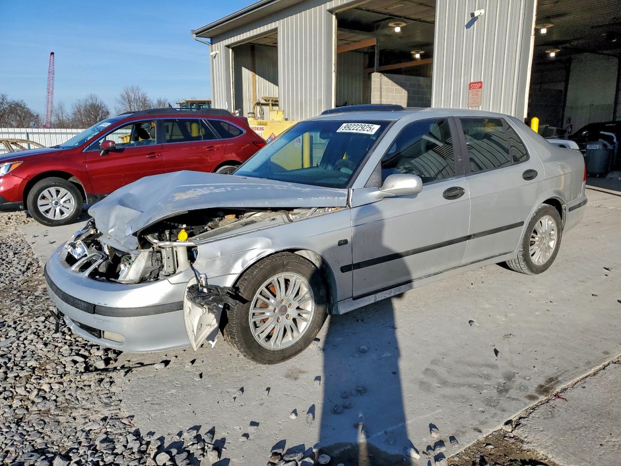 2005 Saab 9-5 Arc Silver vin: YS3ED49A053513275