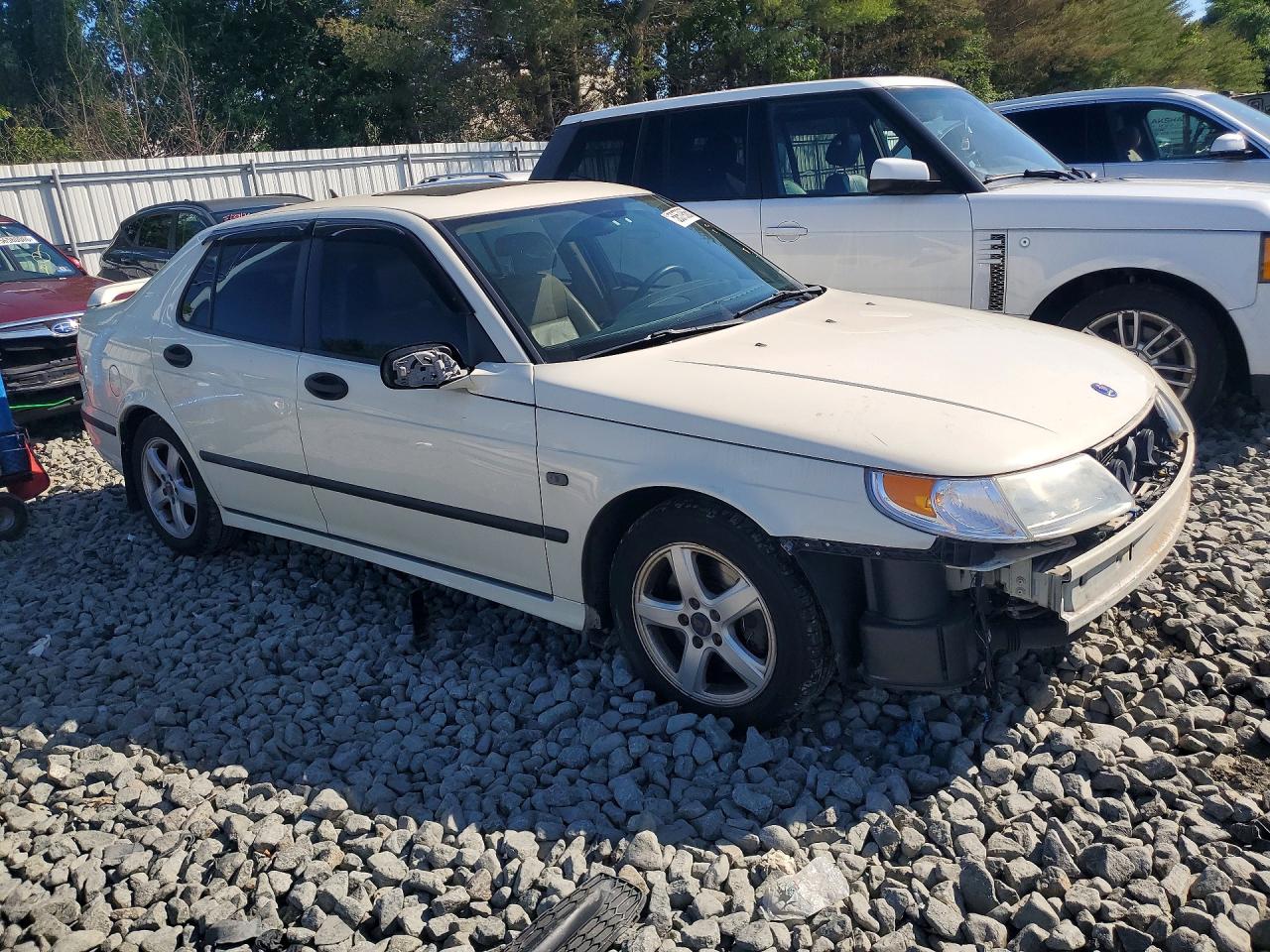 2004 Saab 9-5 Arc White vin: YS3ED49A143013141