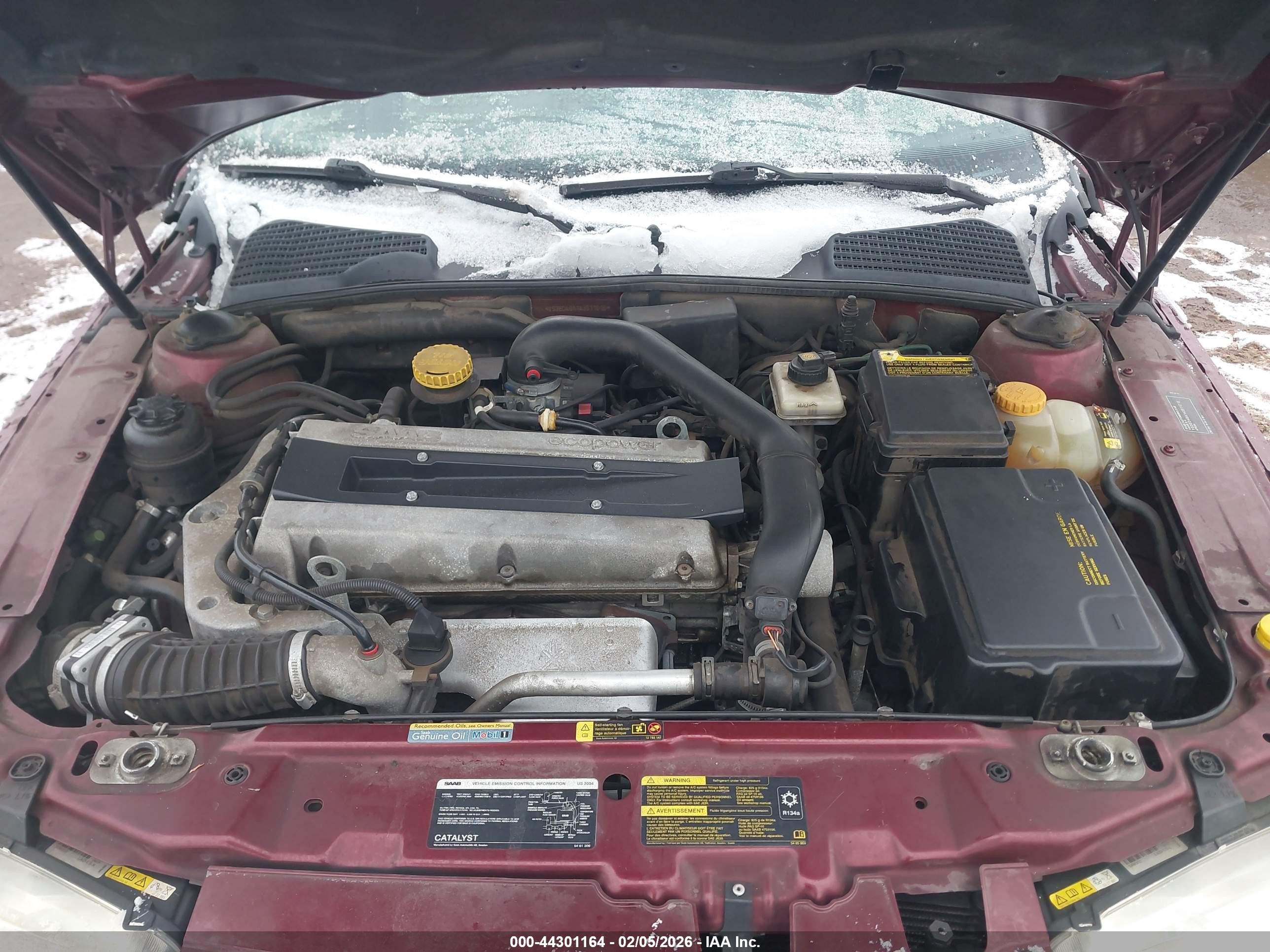 2004 Saab 9-5 Arc Red vin: YS3ED49A143511016
